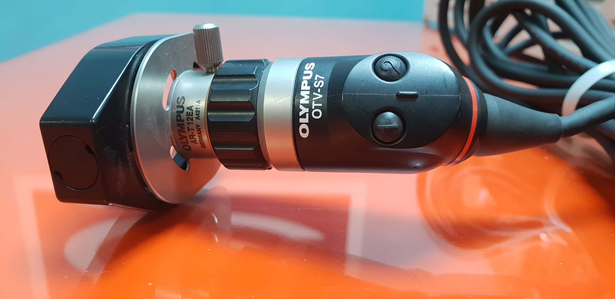 Olympus VISERA Pro OTV-S7Pro Processor mit Kamera-Kopf, Tastatur und CLV-S40 Lichtquelle thumbnail 3