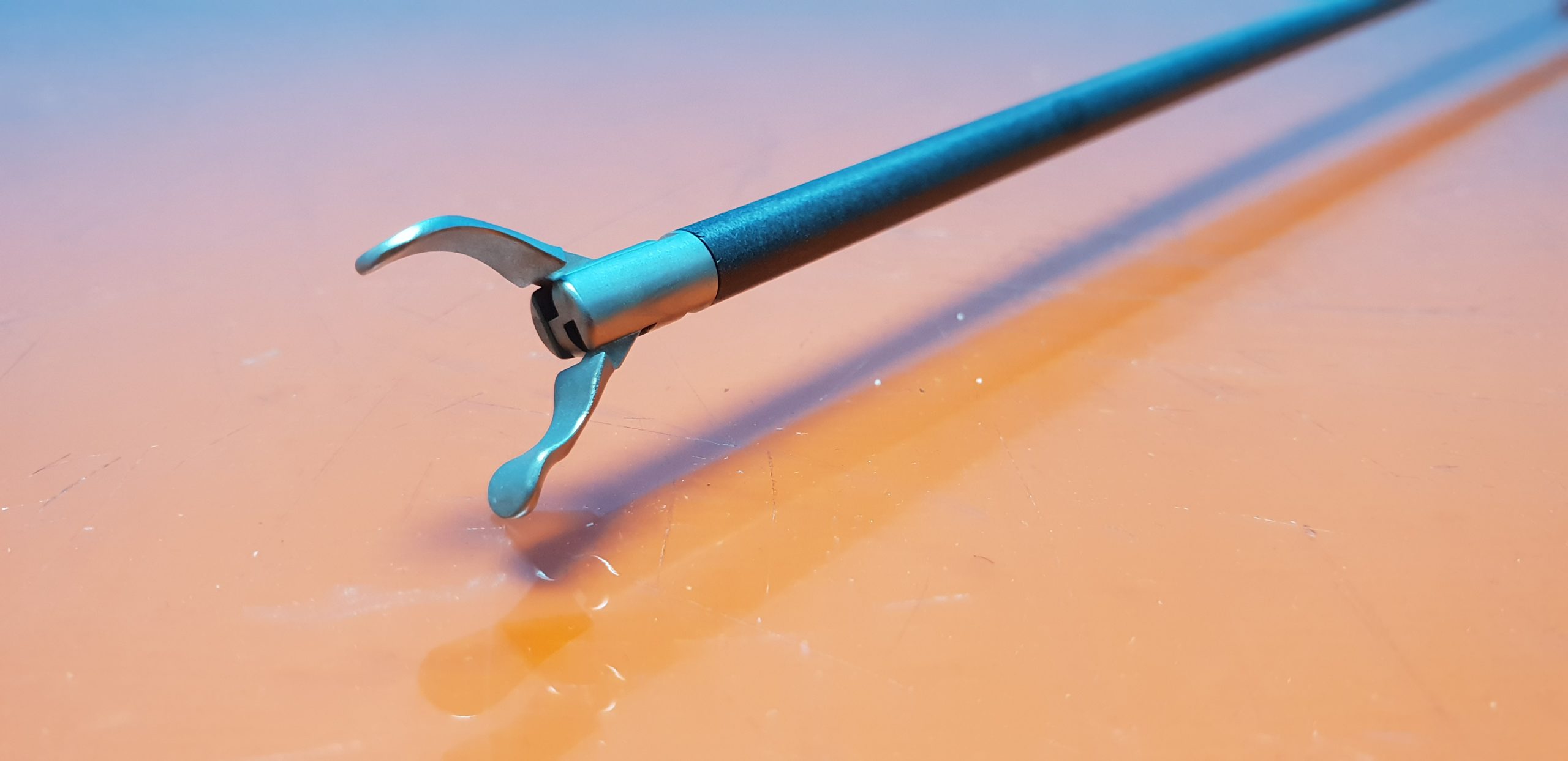 Aesculap PO950R Rotating Laparoscopic Handle Forceps — image 1 of 4