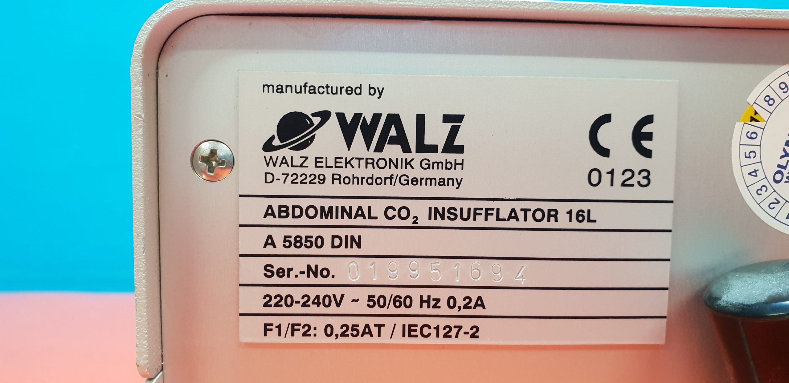 Olympus CO2 Insufflator 16 L, Abdominal Endoskopie Zubehör thumbnail 3