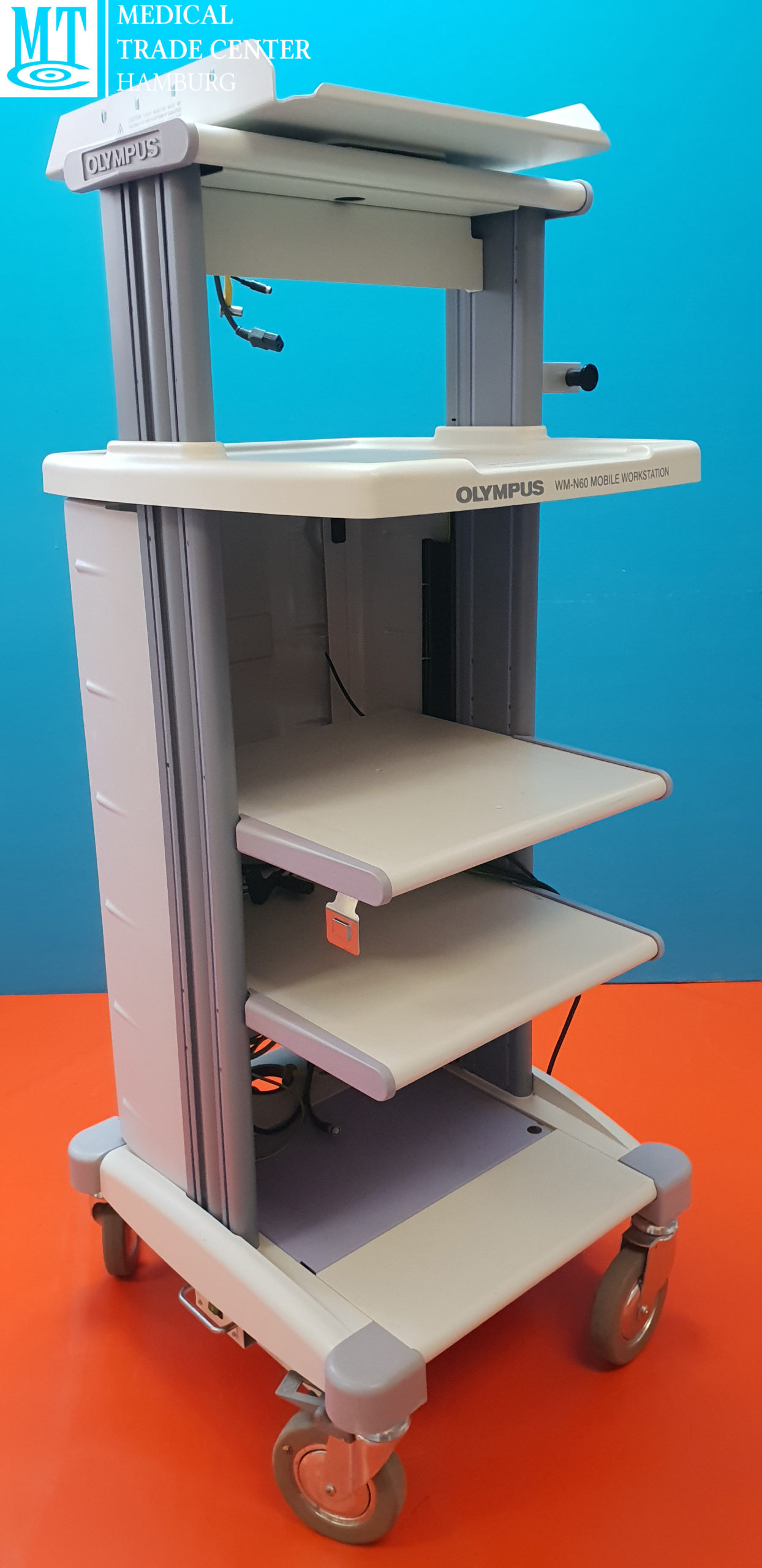 Olympus WM-N60 Endoscopy Tower / Mobile Workstation — image 1 of 2