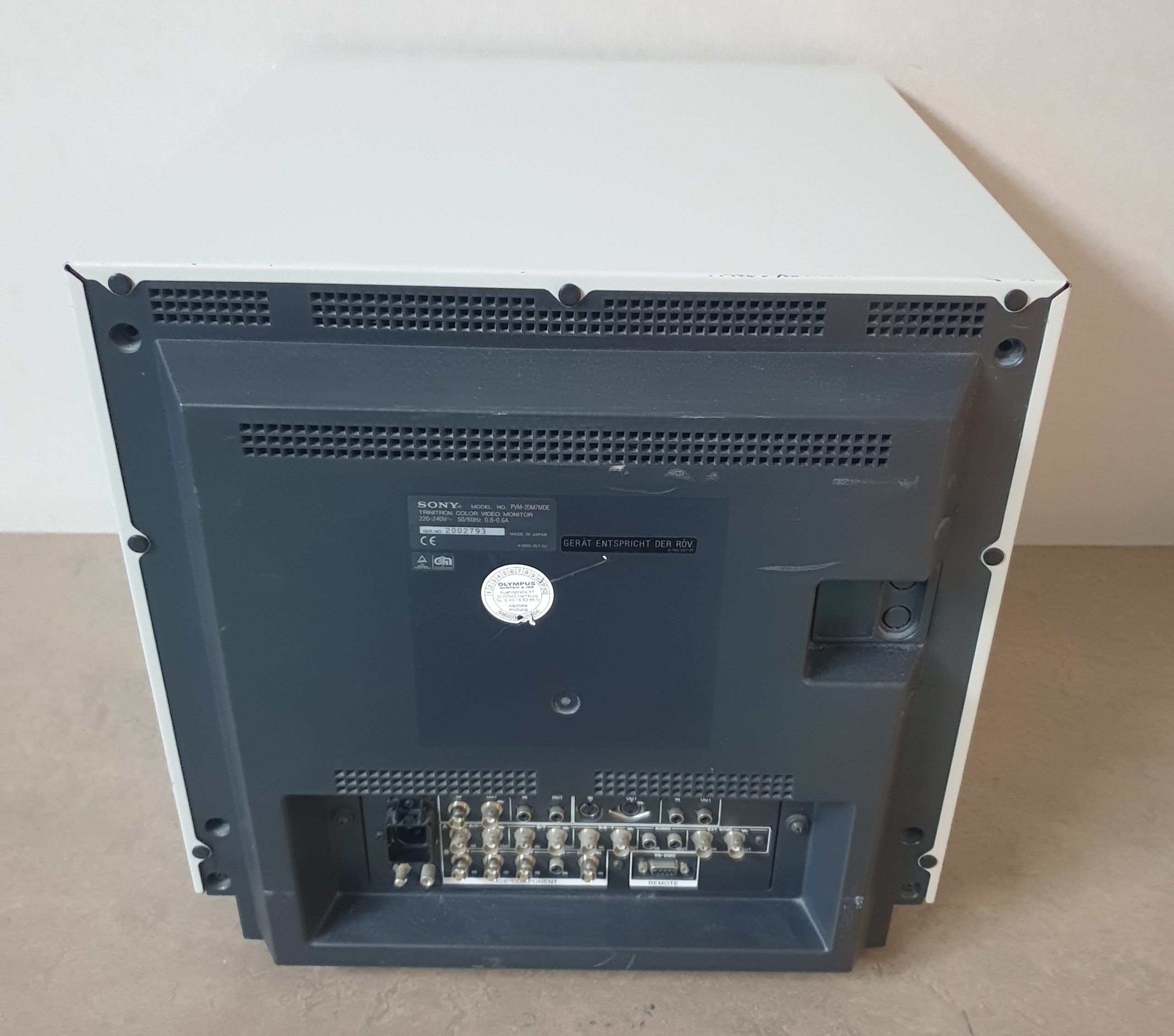 Sony Monitor PVM-20M7MDE Videomonitor Trinitron CRT Monitor-Endoskopie thumbnail 5