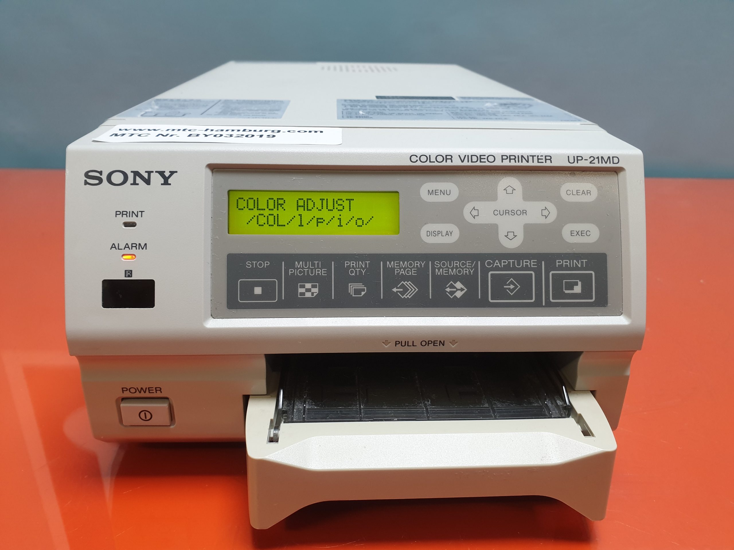 Sony UP-21MD Color Video Printer / Color A6 Printer (Endoscopy / Ultrasound — image 1 of 4