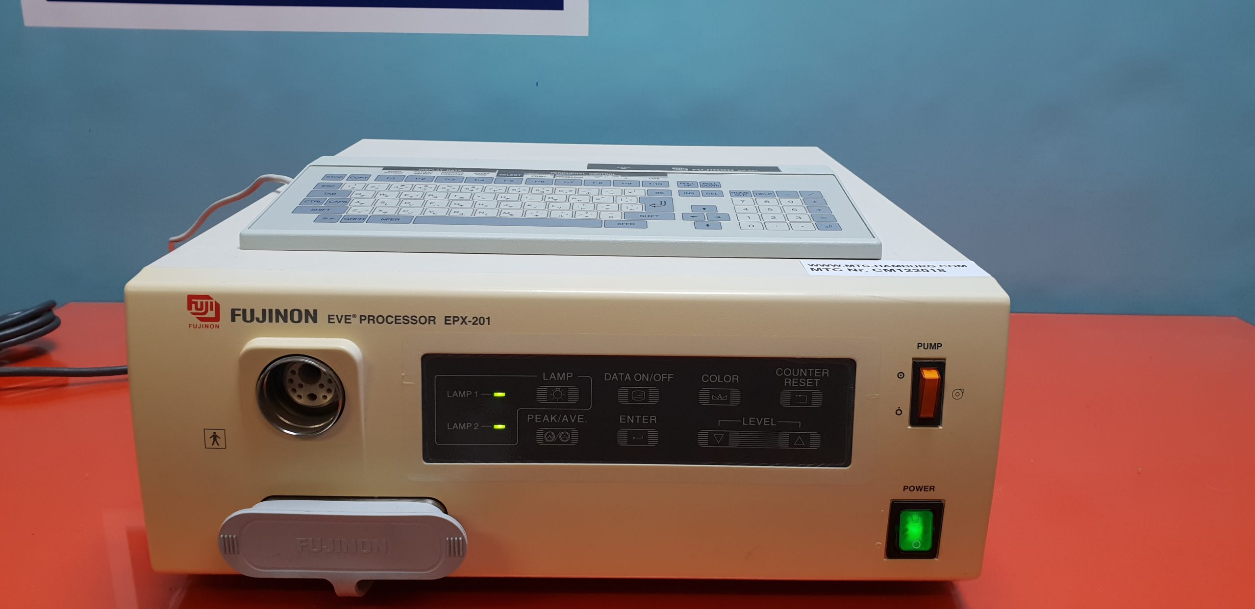 Fuji Fujinon EPX-201 Videoprozessor Endoskopie Lichtquelle mit Tastatur — image 1 of 5