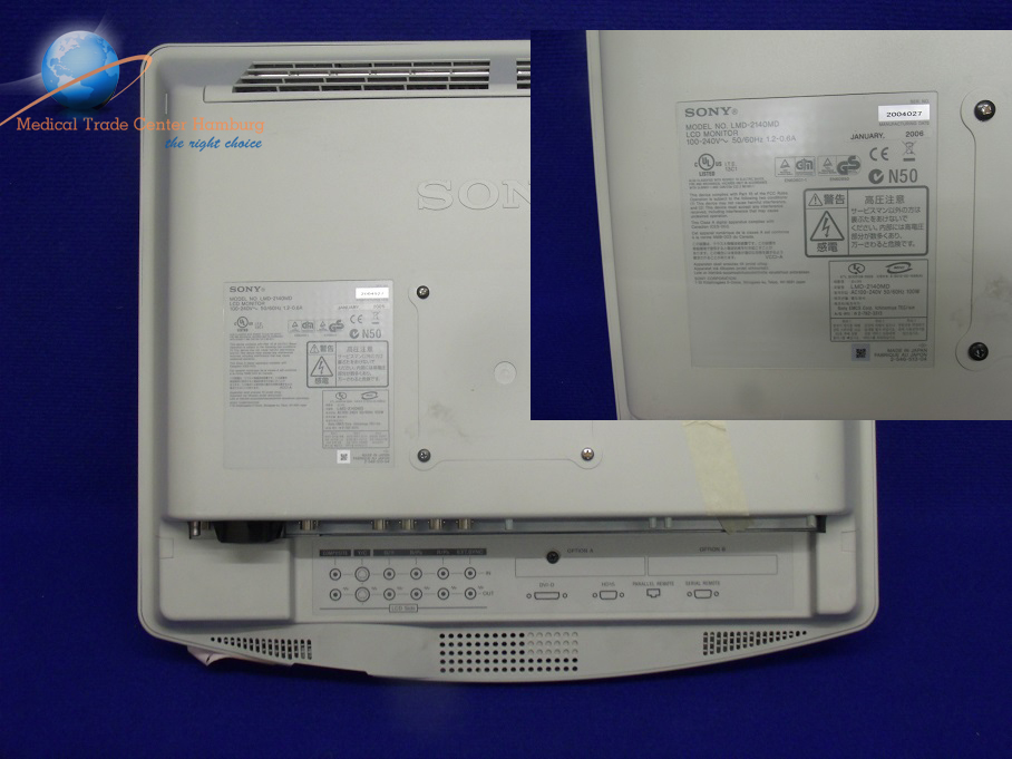 Sony LMD-2140MD LCD Monitor 21” thumbnail 2