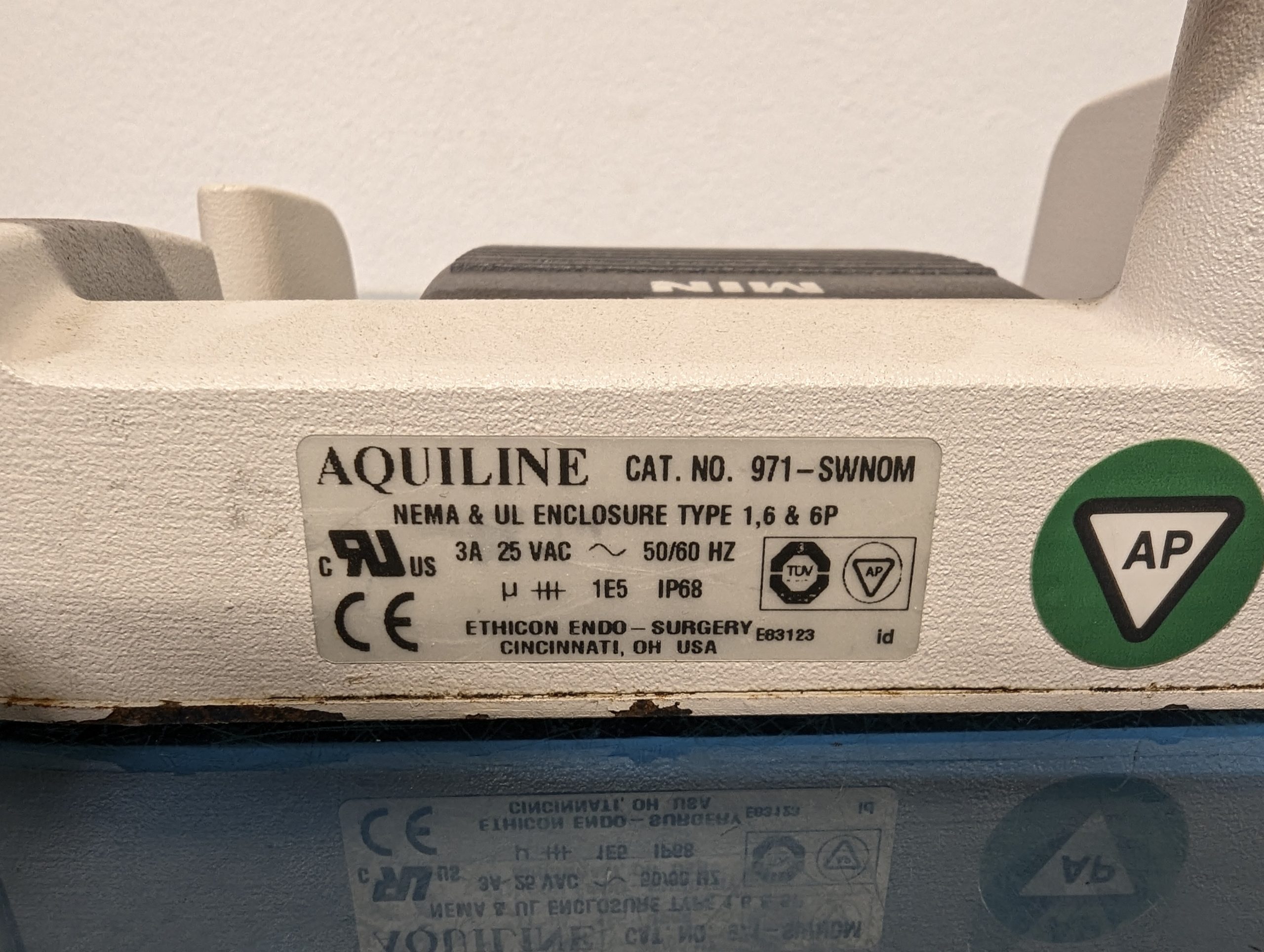 ETHICON 971-SWNOM Aquiline Ultracision Harmonic Scalpel Endo-Surgery Foot Switch thumbnail 6