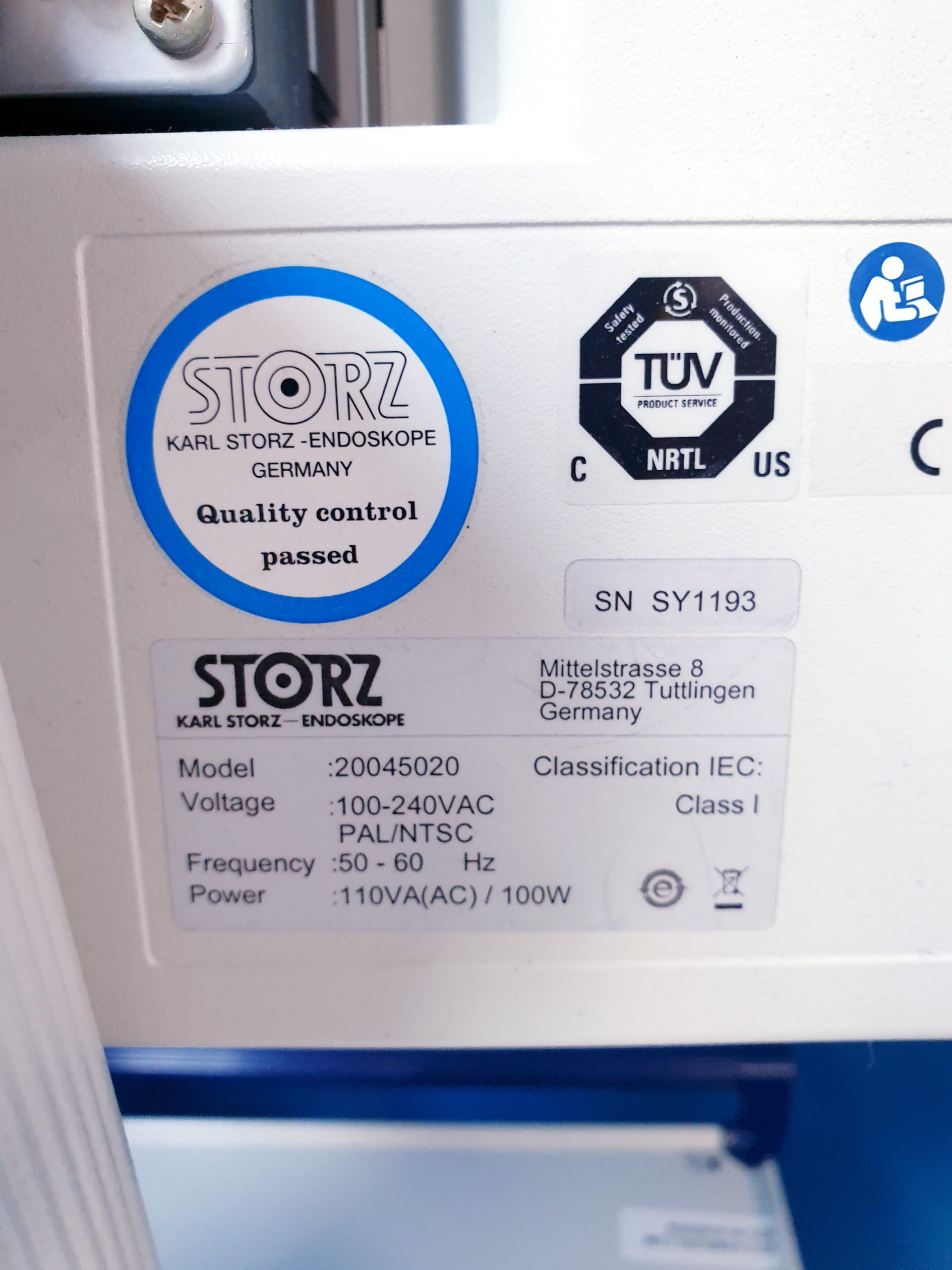 Karl Storz tele pack X 200450 20 + DCI II 20262030 PAL + 11301BN1 thumbnail 19