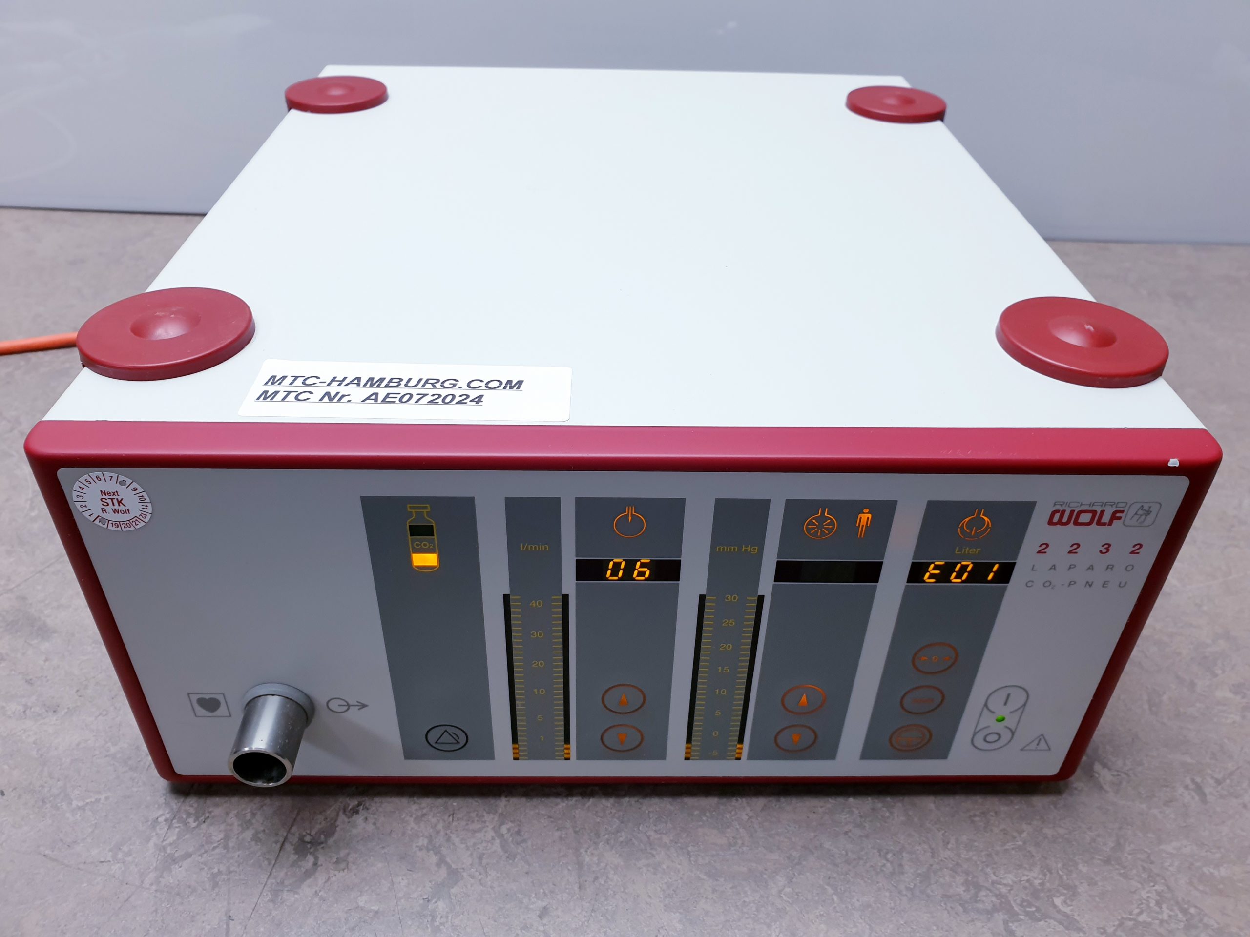 RICHARD WOLF 2232 Elektronisches CO2-Insufflator für Endoskopien thumbnail 5
