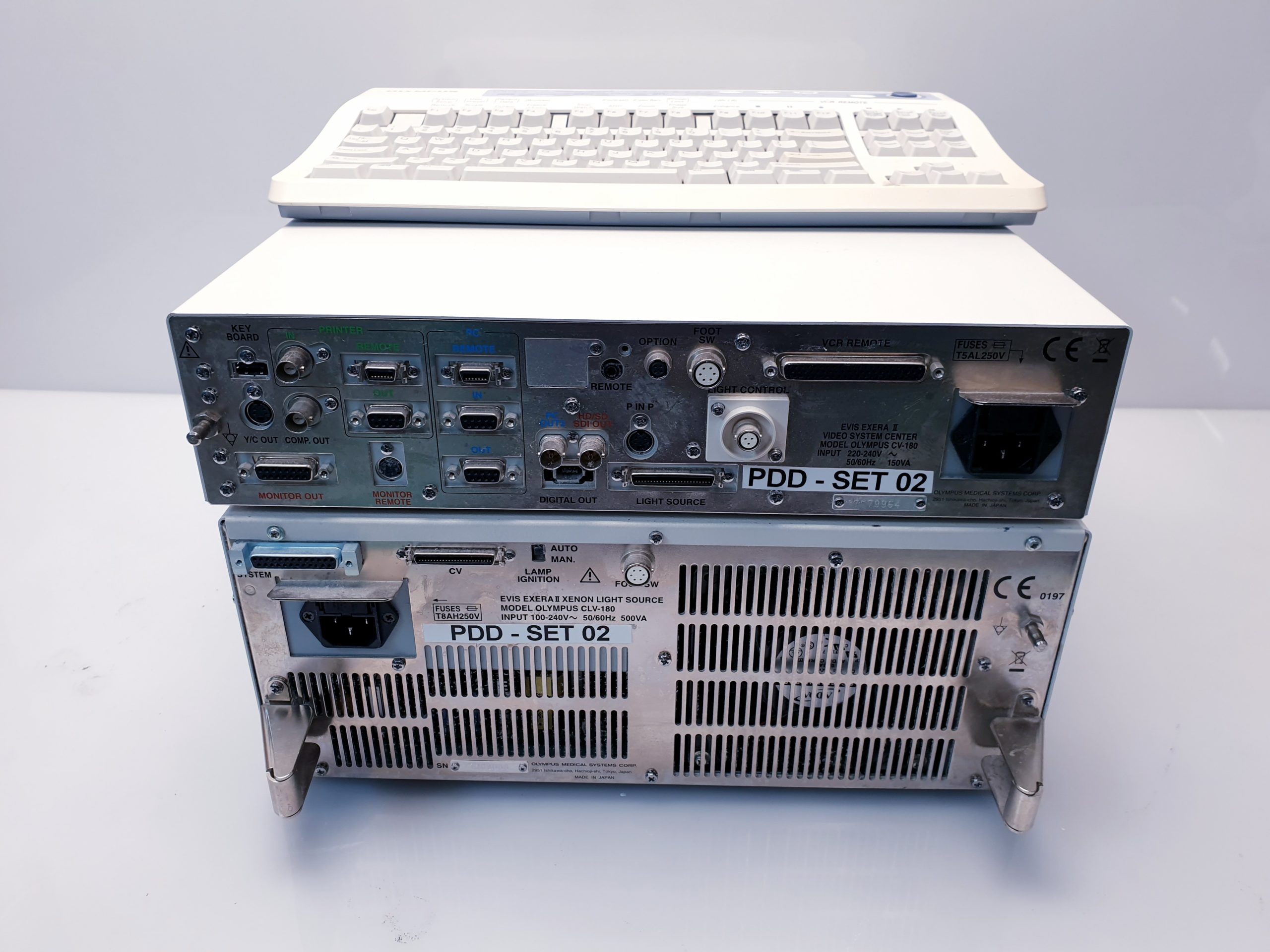 Olympus EVIS EXERA II CV-180 + EVIS EXERA II CLV 180 + Tastatur thumbnail 2