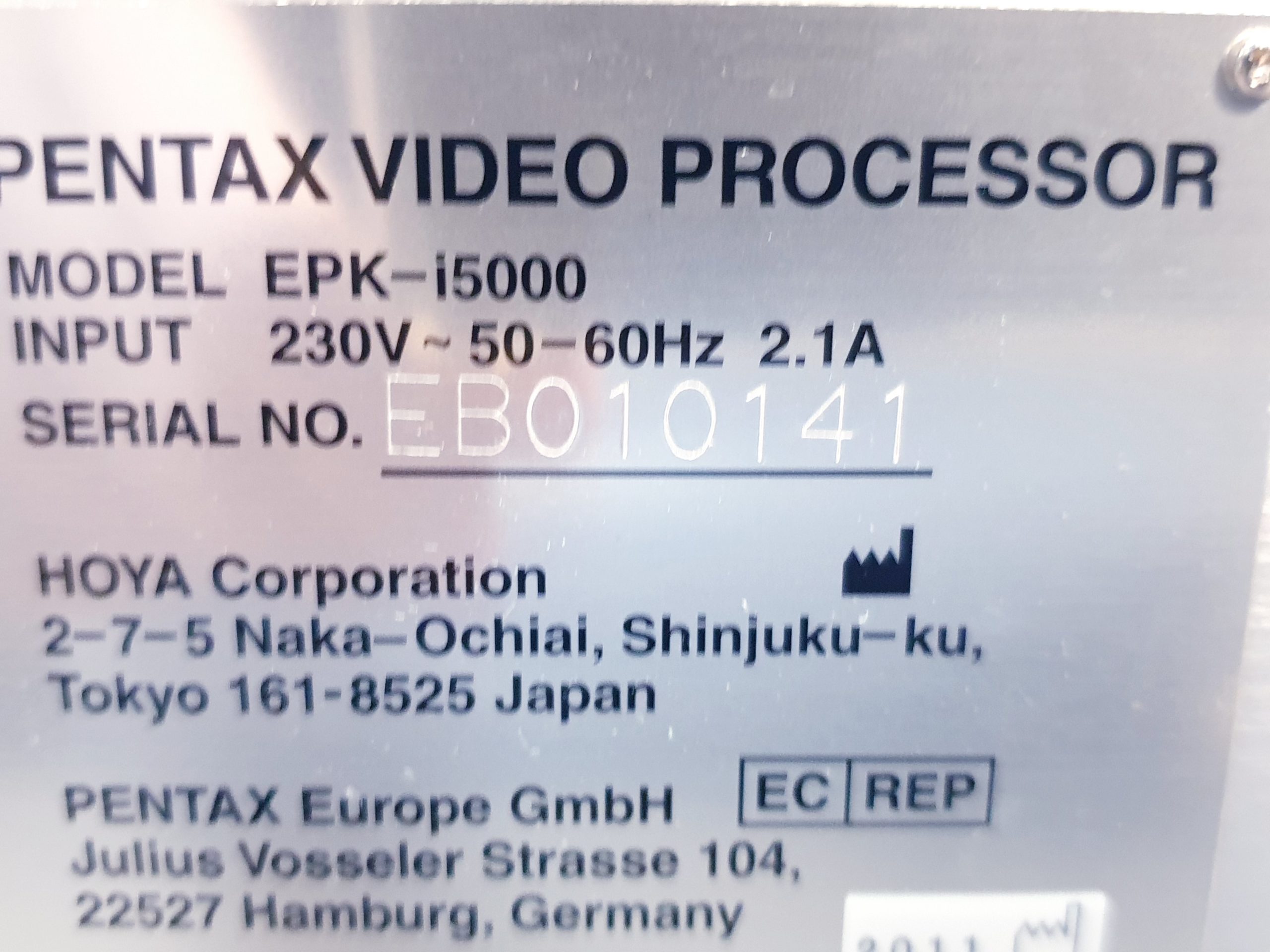 Pentax EPK-i5000 HD+ Videoprozessor Lichtquelle thumbnail 13