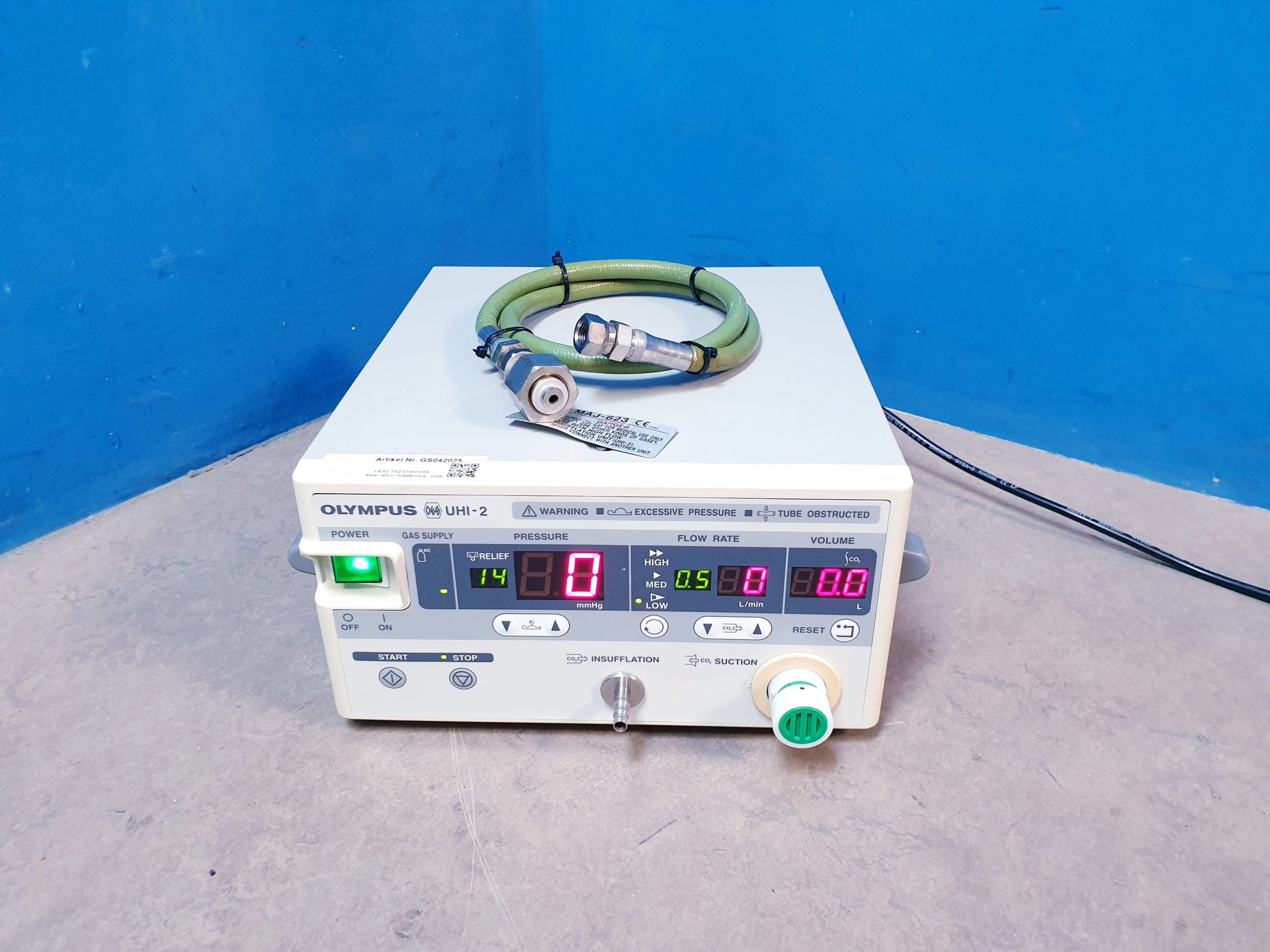 Olympus UHI-2 UHI2 – Insufflator Endoskopie Laparoskopie Arthroskopie thumbnail 2