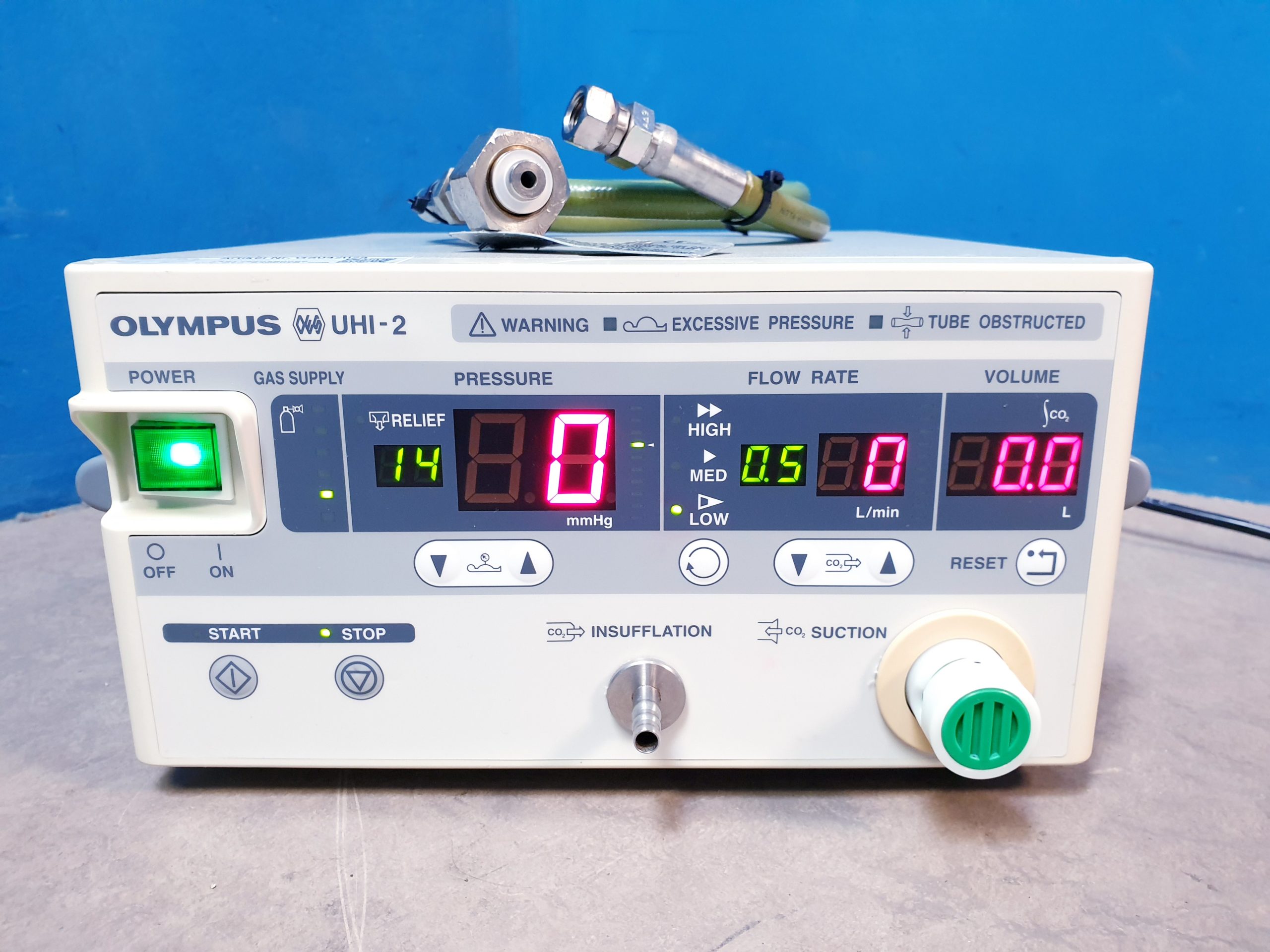 Olympus UHI-2 UHI2 – Insufflator Endoskopie Laparoskopie Arthroskopie thumbnail 6