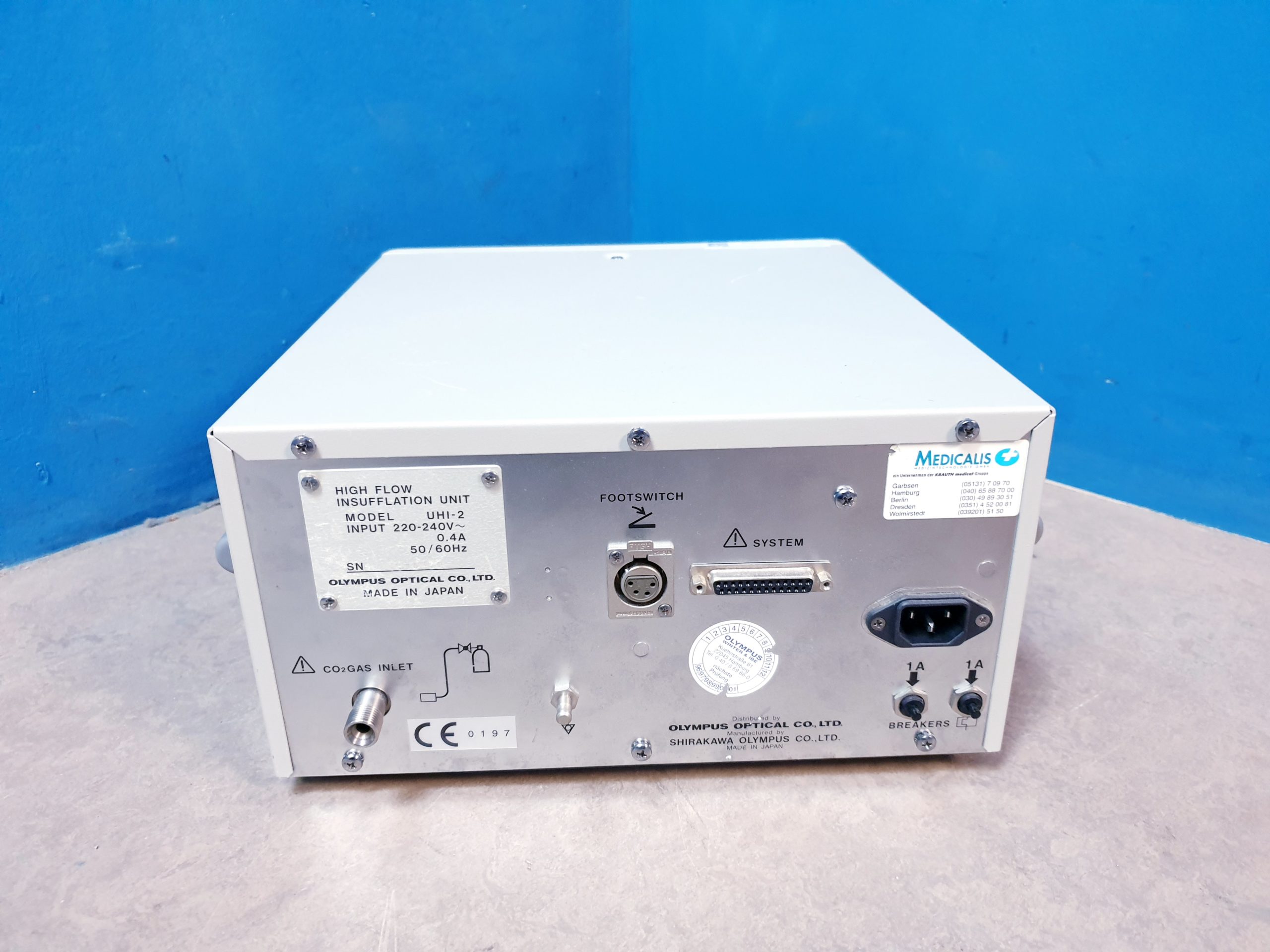 Olympus UHI-2 UHI2 – Insufflator Endoskopie Laparoskopie Arthroskopie thumbnail 10