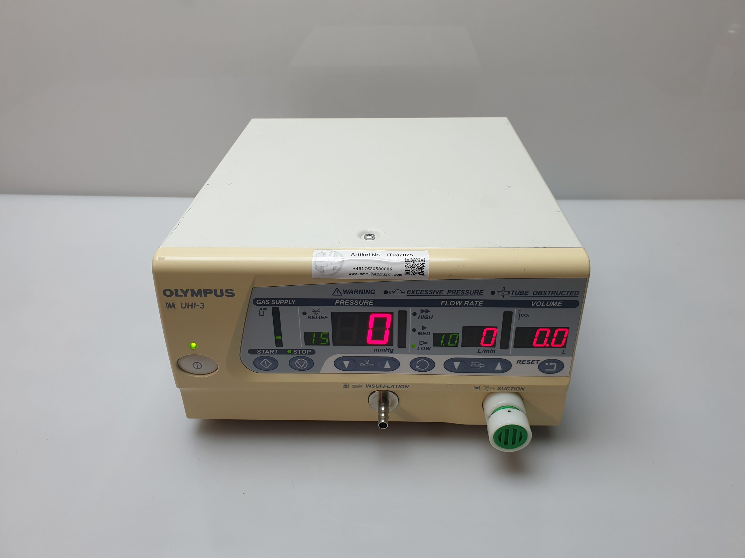 Olympus UHI-3 Insufflator Endoscopy // 35L Insufflator — image 1 of 5