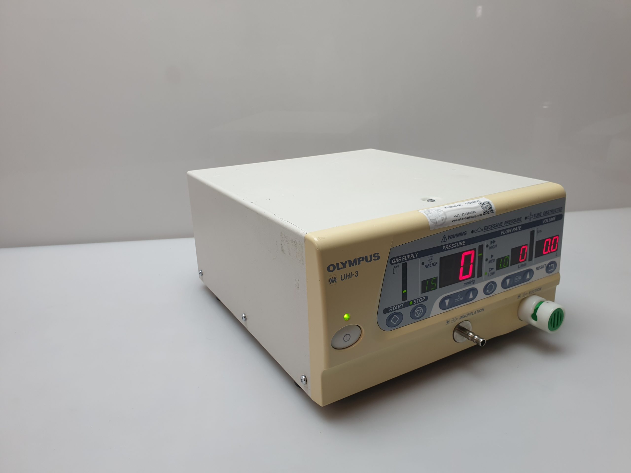 Olympus UHI-3 Insufflator Endoscopy // 35L Insufflator thumbnail 2