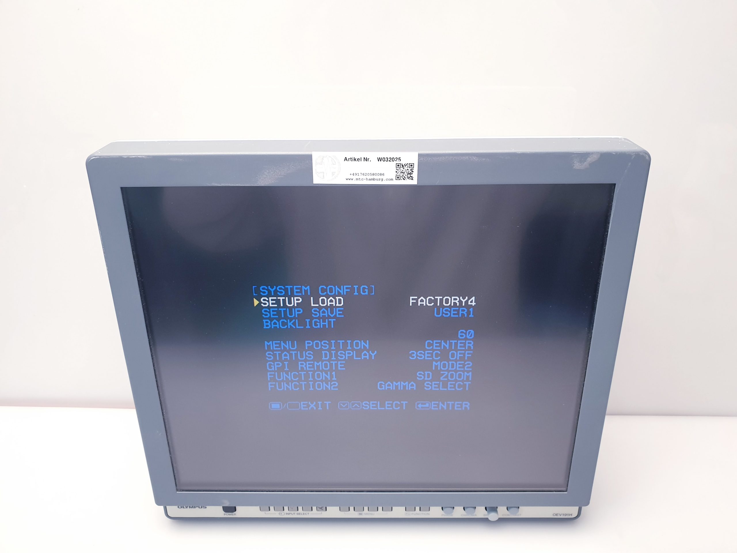Olympus OEV191H HIGH DEFINITION LCD MONITOR ENDO Surgical thumbnail 4