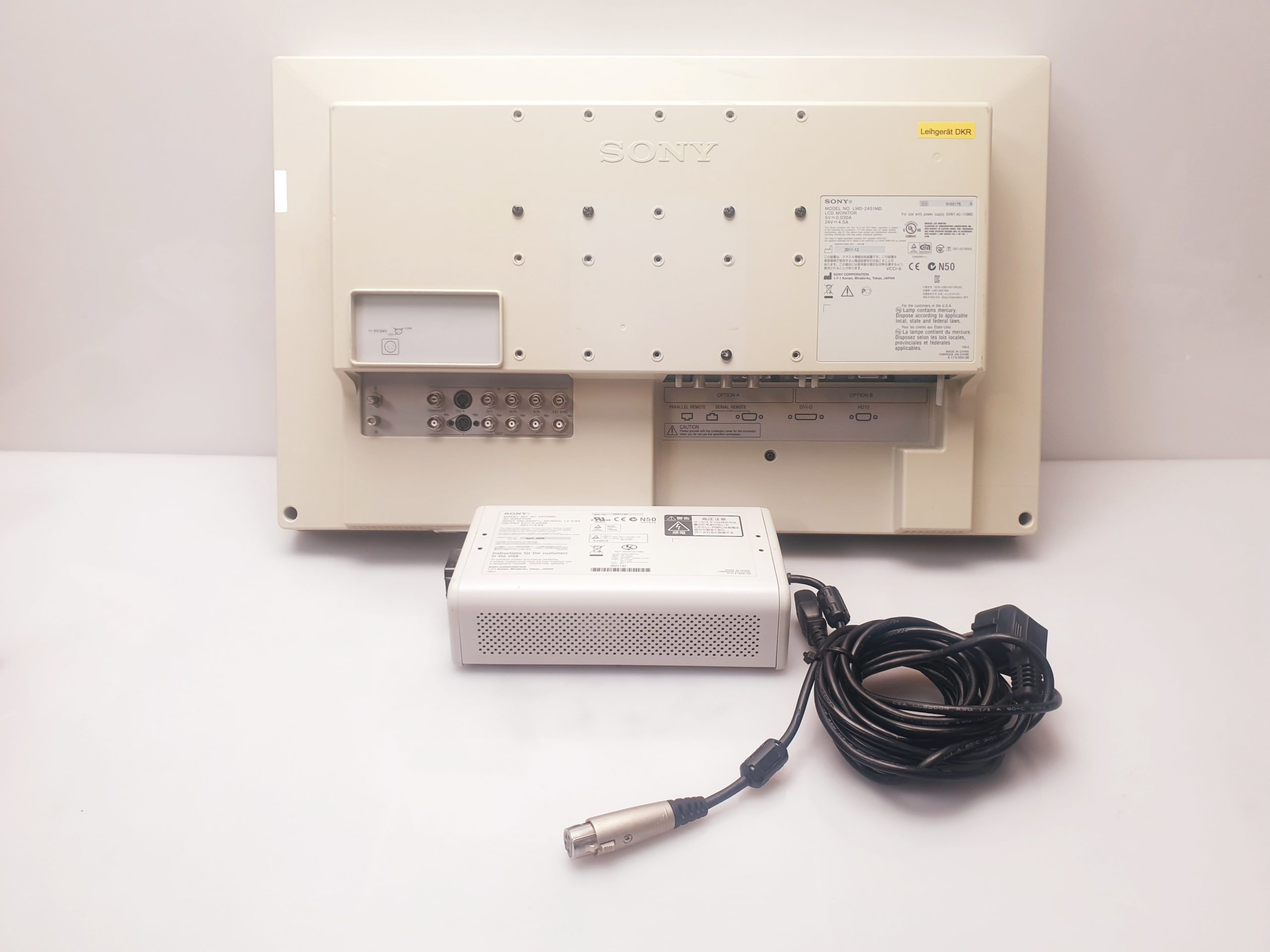 Sony LMD2451MD // LMD-2451MD – HD Monitor für die Endoskopie mit Netzteil thumbnail 4