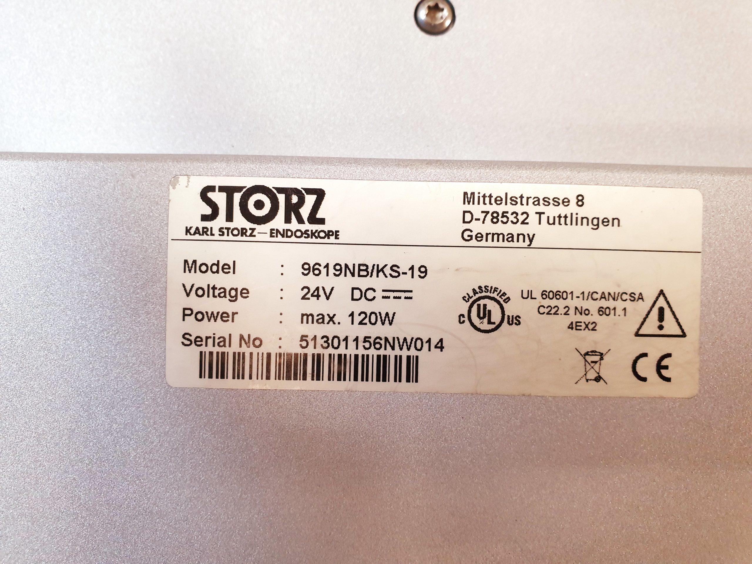 Karl Storz 9619NB-KS-19 Monitor für die Endoskopie 19” Réf 9619NB-KS-19 thumbnail 4