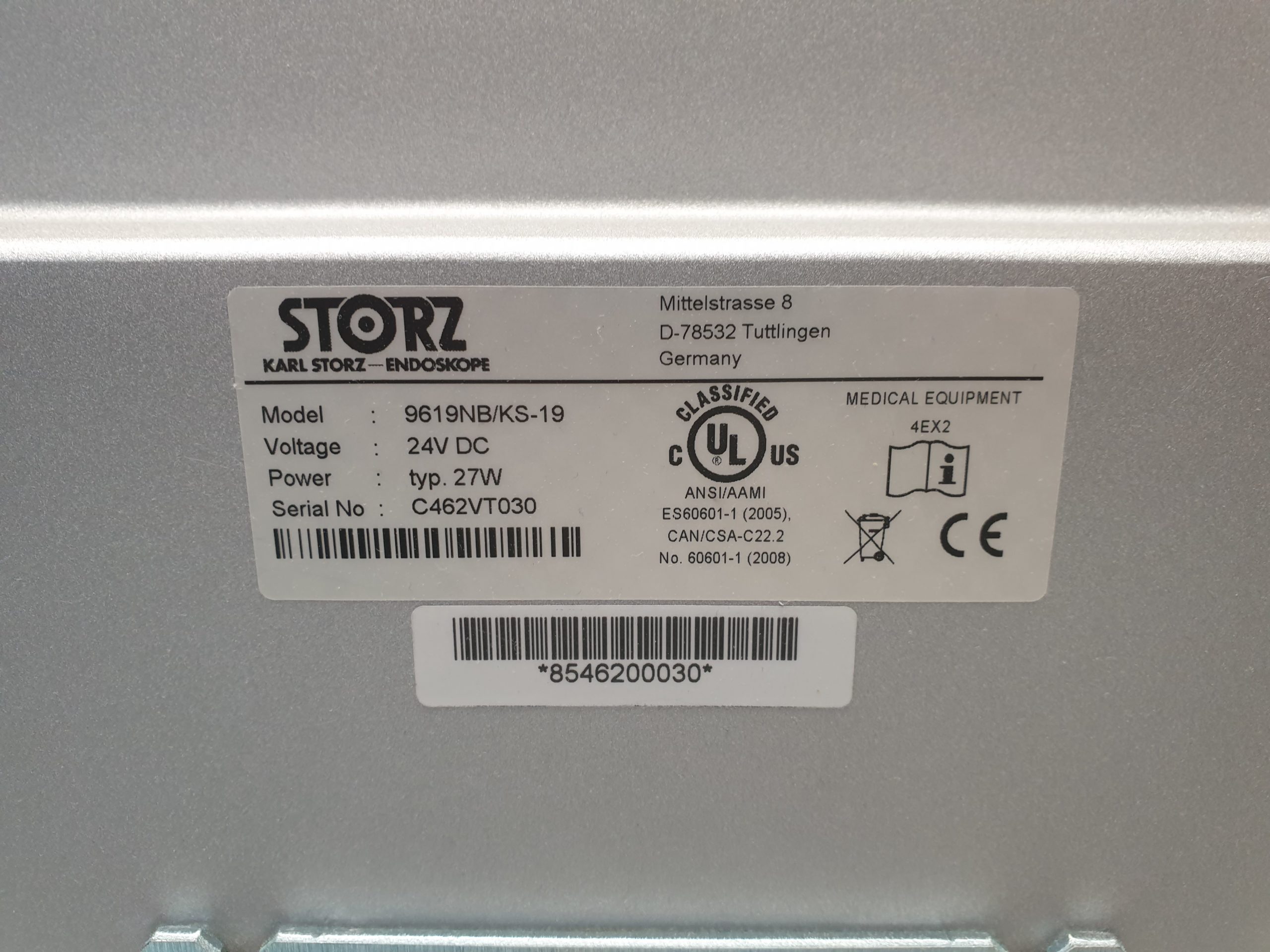 Karl Storz 9619NB-KS-19 Monitor für die Endoskopie 19” Réf 9619NB-KS-19 thumbnail 13