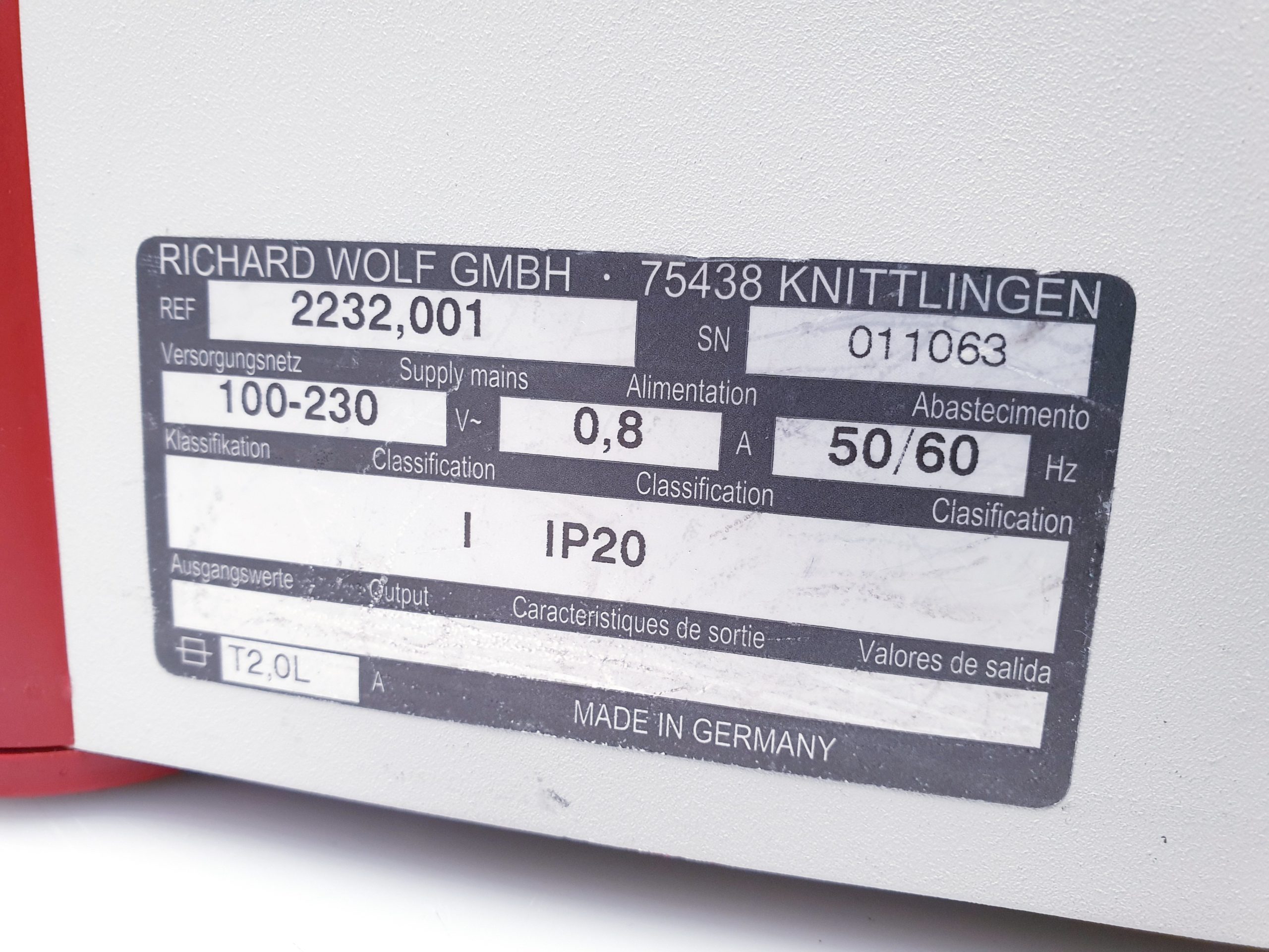 Richard Wolf 2232 LAPARO CO2 PNEU Insufflator — image 1 of 5