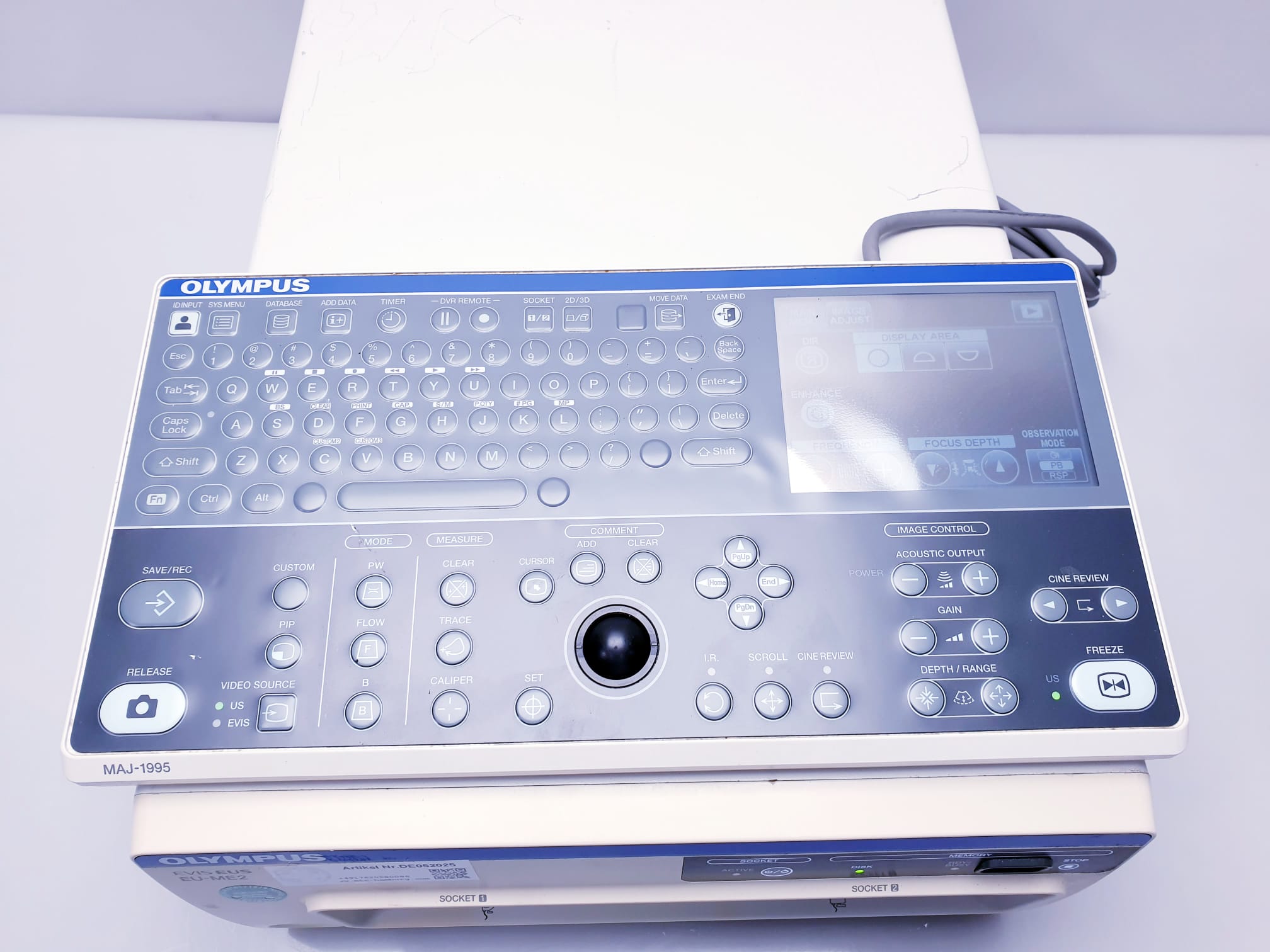 Olympus EVIS EUS EU-ME2 + Tastatur MAJ-1995 + MAJ-1720 kabel + MAJ-2056 Kabel thumbnail 16