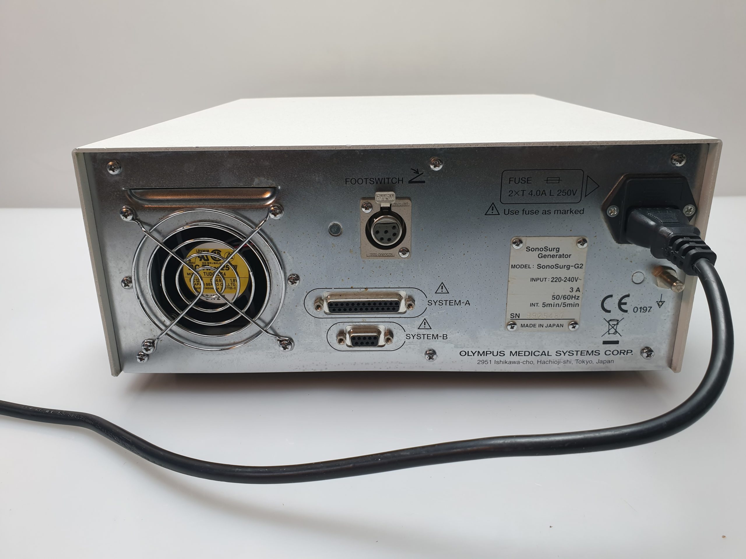 Olympus SonoSurg G2 Generator thumbnail 5