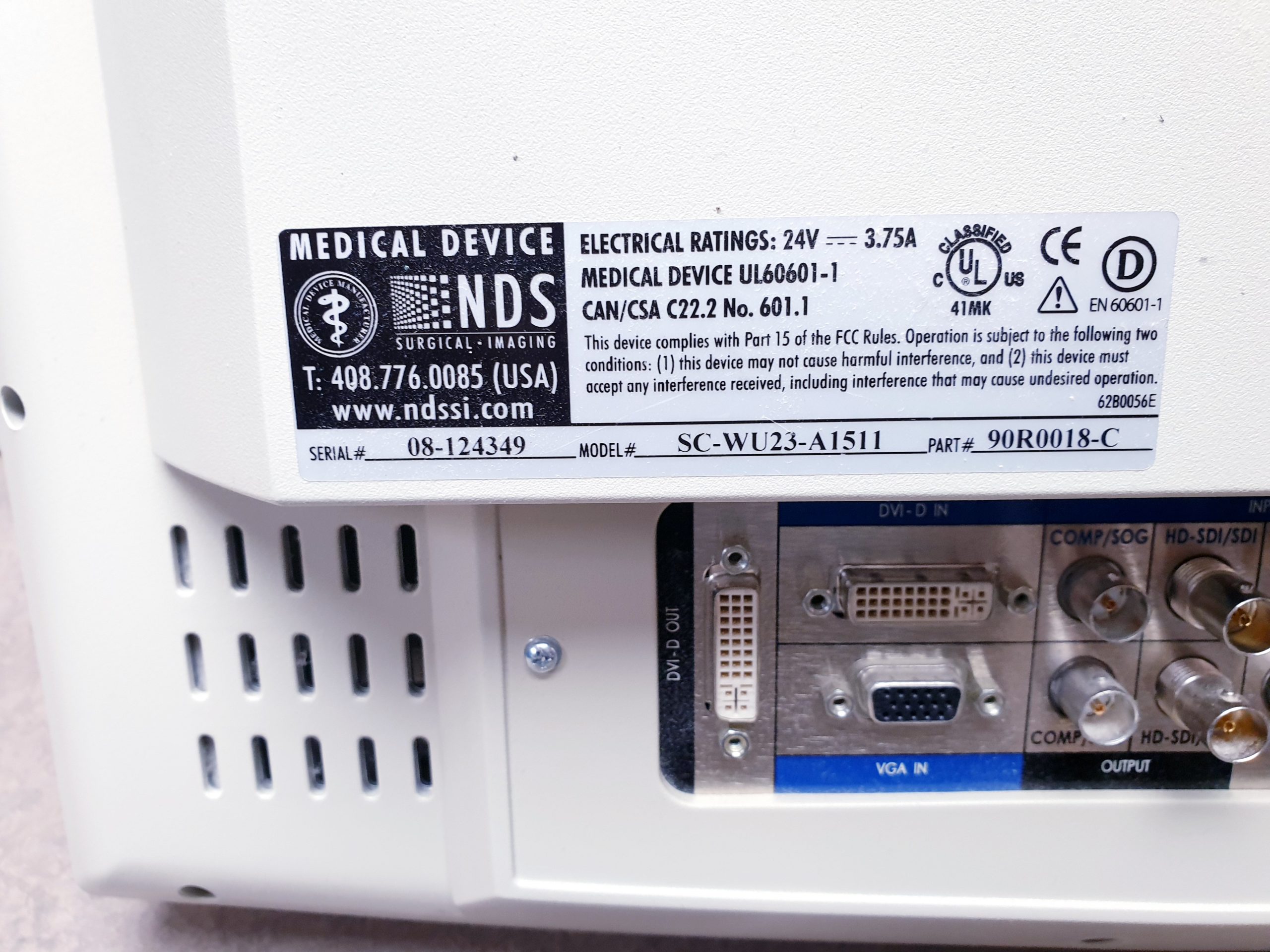 Karl Storz SC-WU23-A1511 Monitor mit Netzteil für die Endoskopie – thumbnail 5