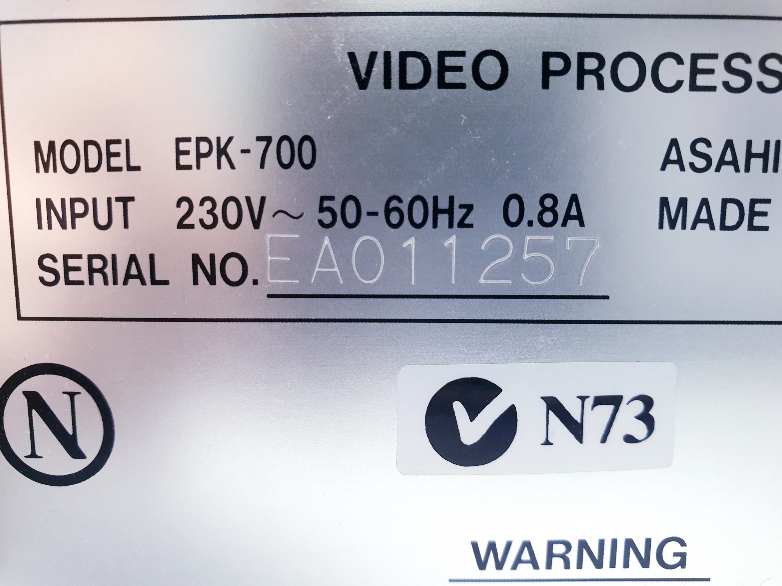 Pentax EPK-700 für die Videoendoskopie Video Prozessor thumbnail 8
