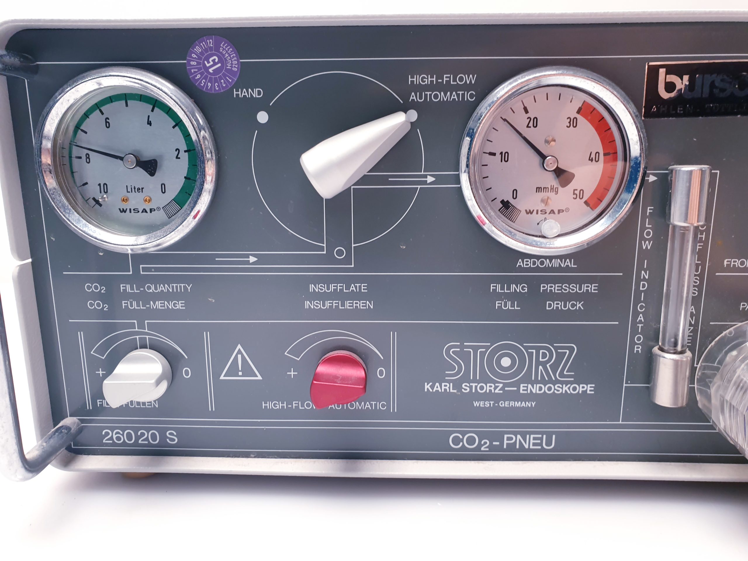 Karl Storz 26020 SC 26020S 26020 S Insufflator thumbnail 4