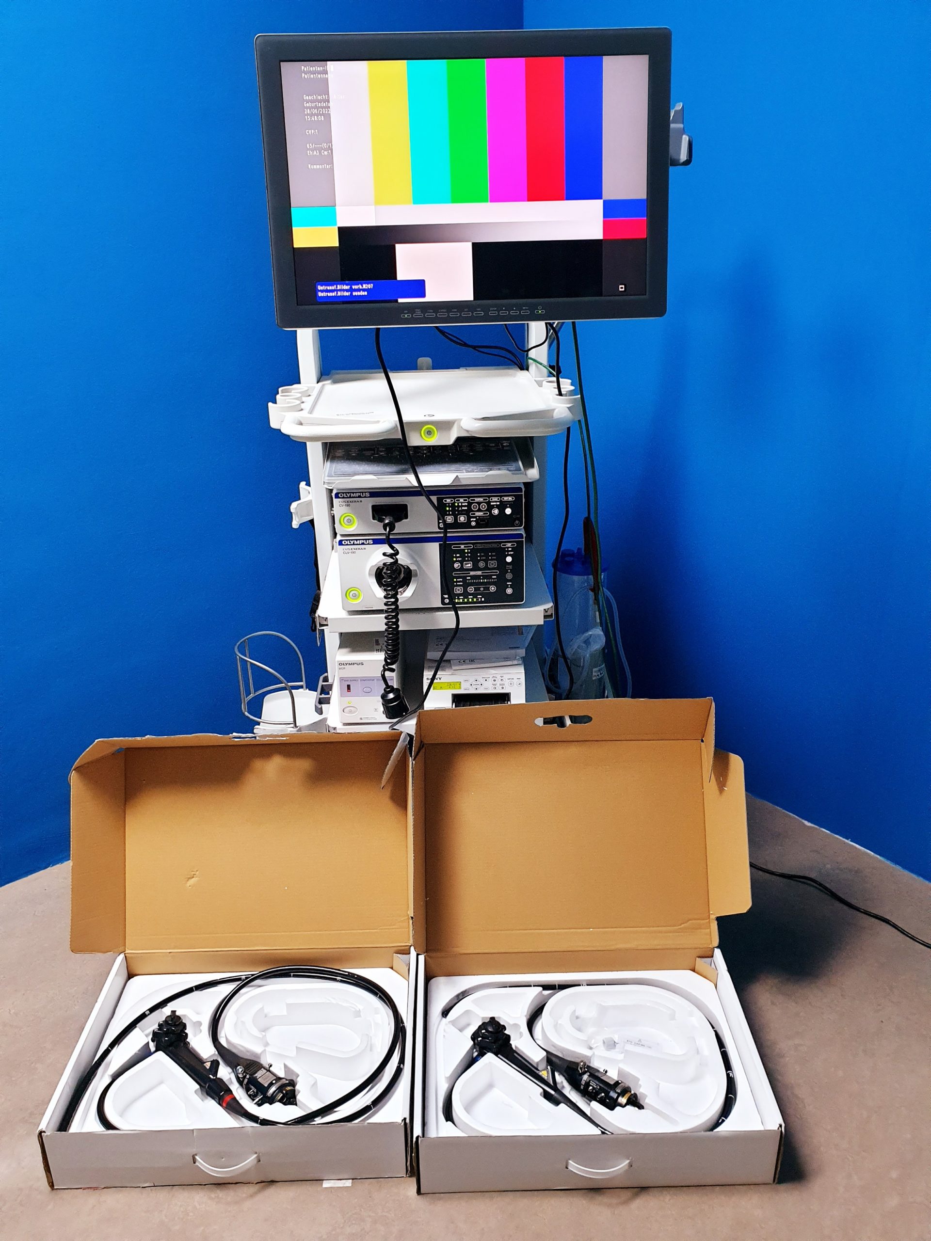 Olympus 190 System CV-190 – CLV-190 – Aqua Master – KV-6 – GIF-HQ190 – MAJ-1430 – CF-H190I – UCR – …. — image 1 of 19