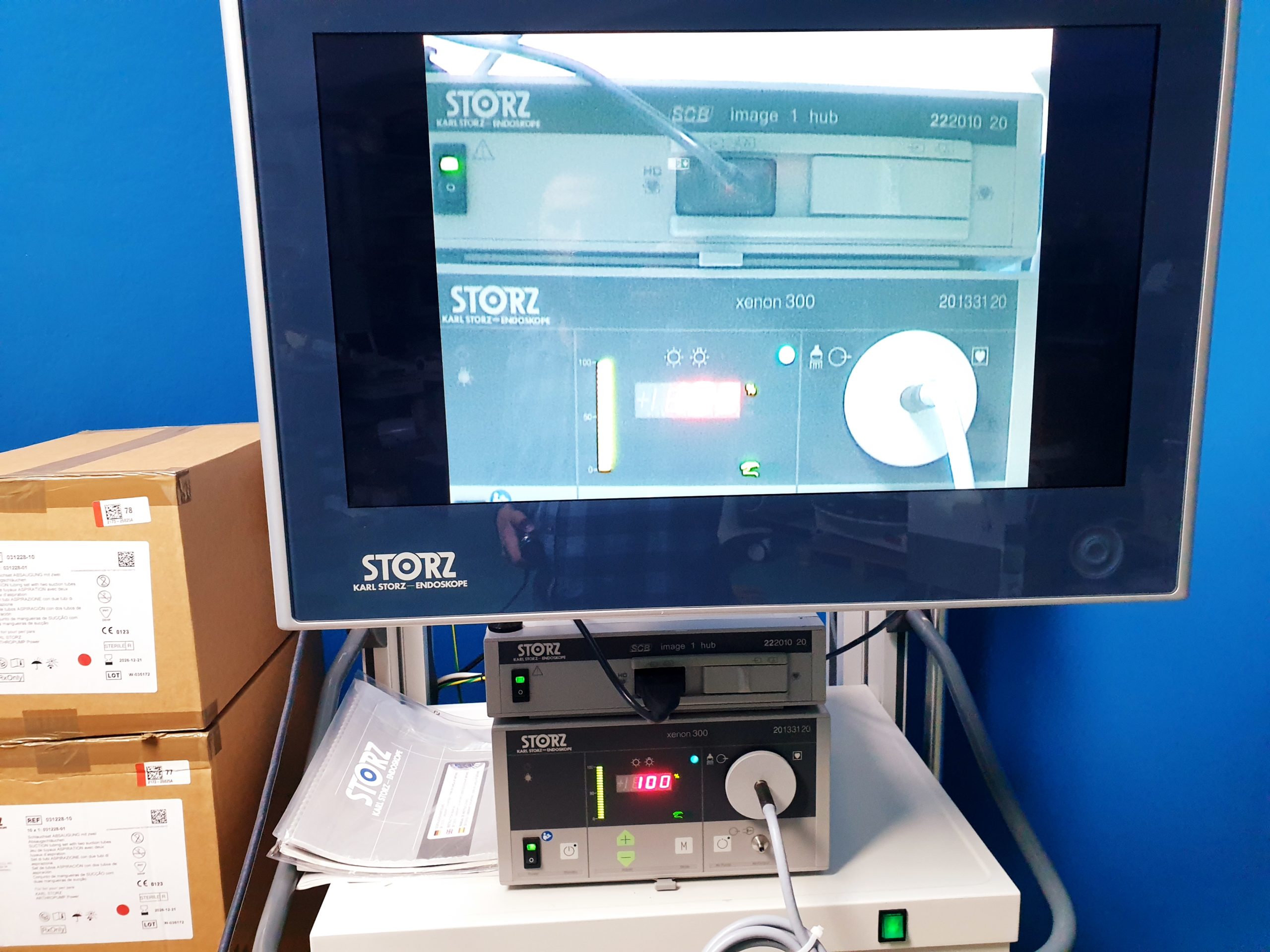 kARL Storz HD Turm SCB Image 1 HUB 222010 20 + HD3-Z + XENON 300 20133120 + Hamou Endoumat 263310 20 + Aida Control Neo 200461 20 + Arthopump Power 283407 20 + Verbrauchsmaterial thumbnail 2