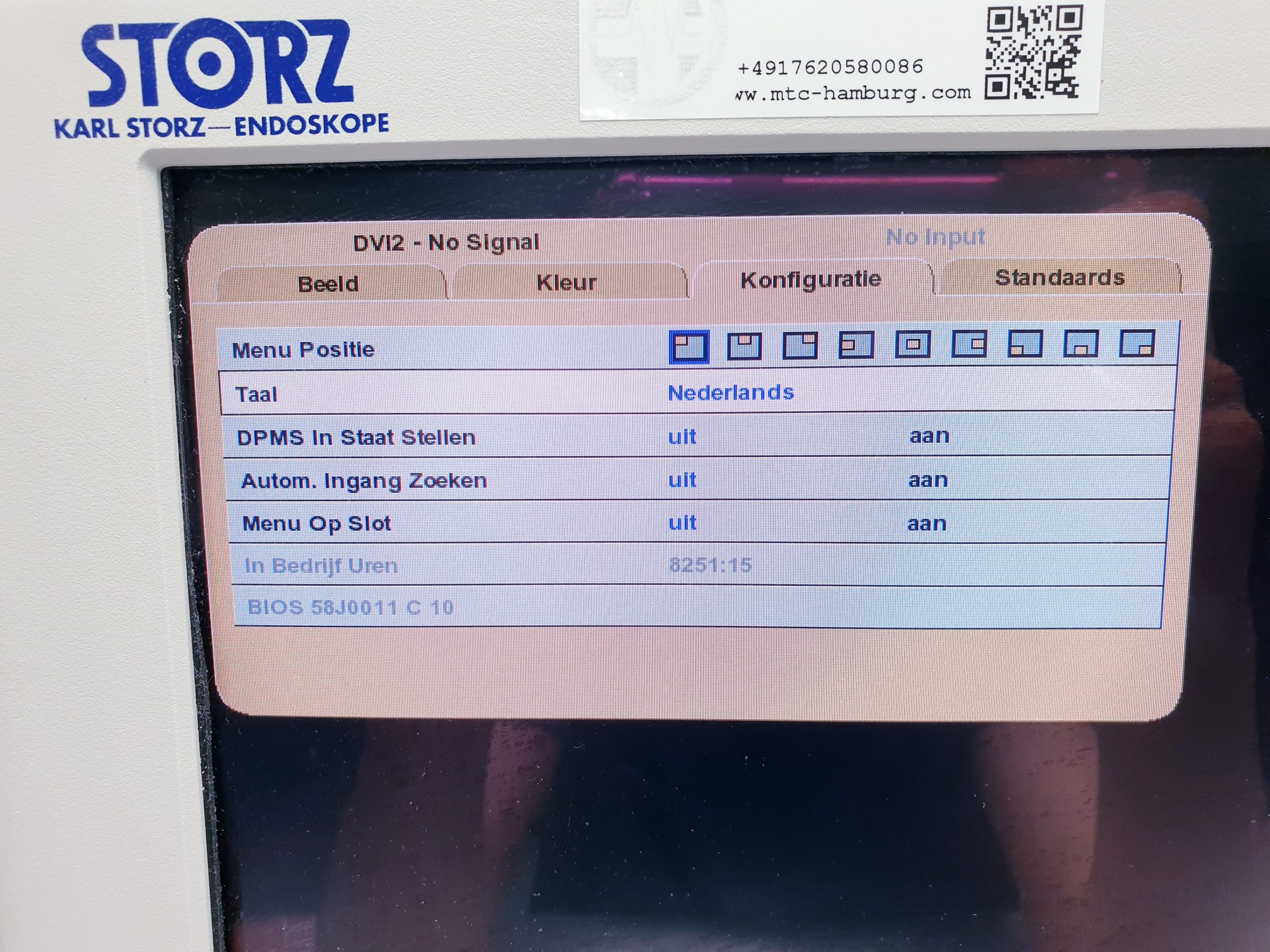 KARL STORZ NDS SC-WU23-A1511 Monitor für die Endoskopie thumbnail 7