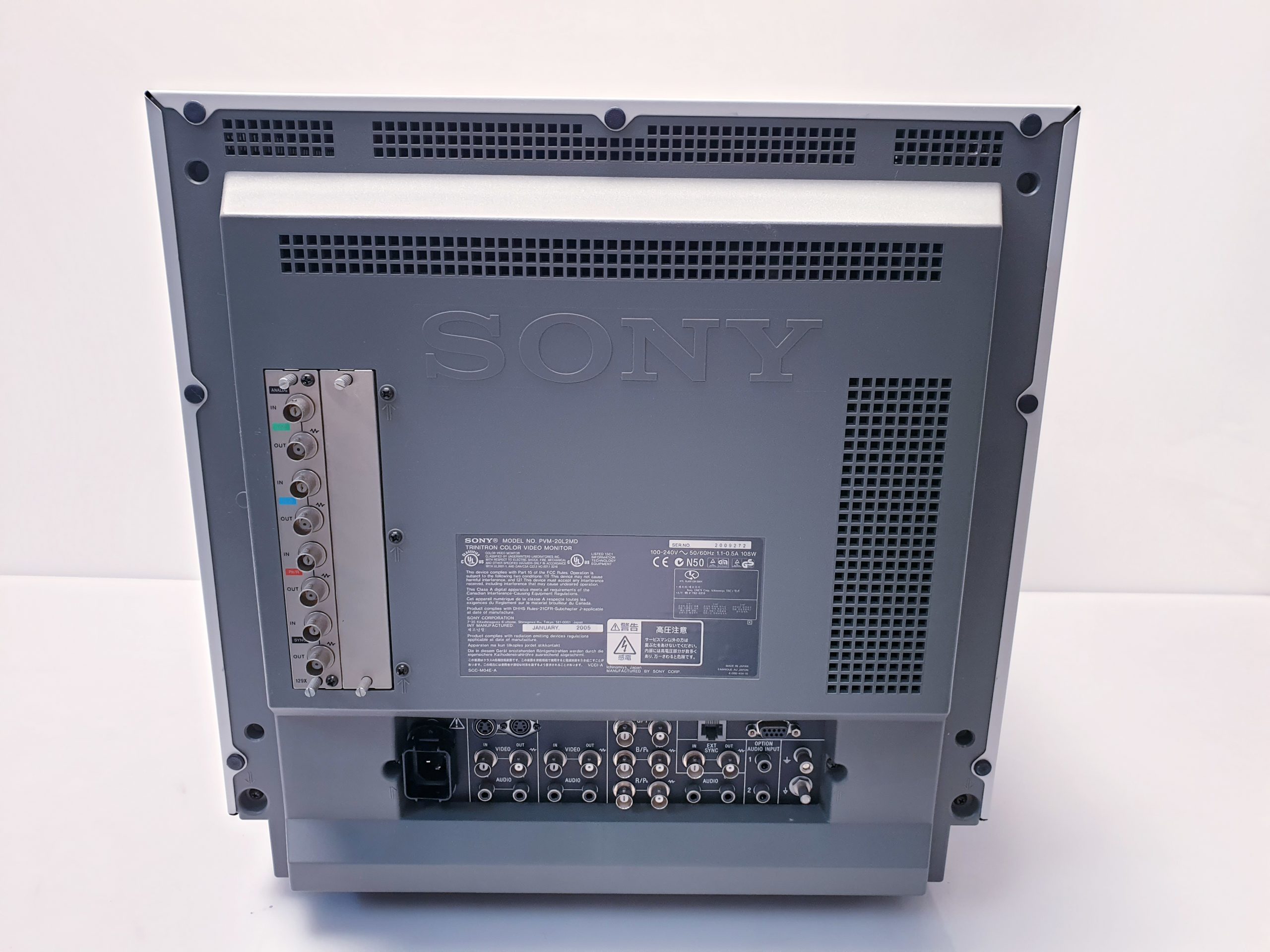Sony PVM-20L2MD Trinitron Color Video Monitor 20 Inch Endoscopy – Monitor thumbnail 9