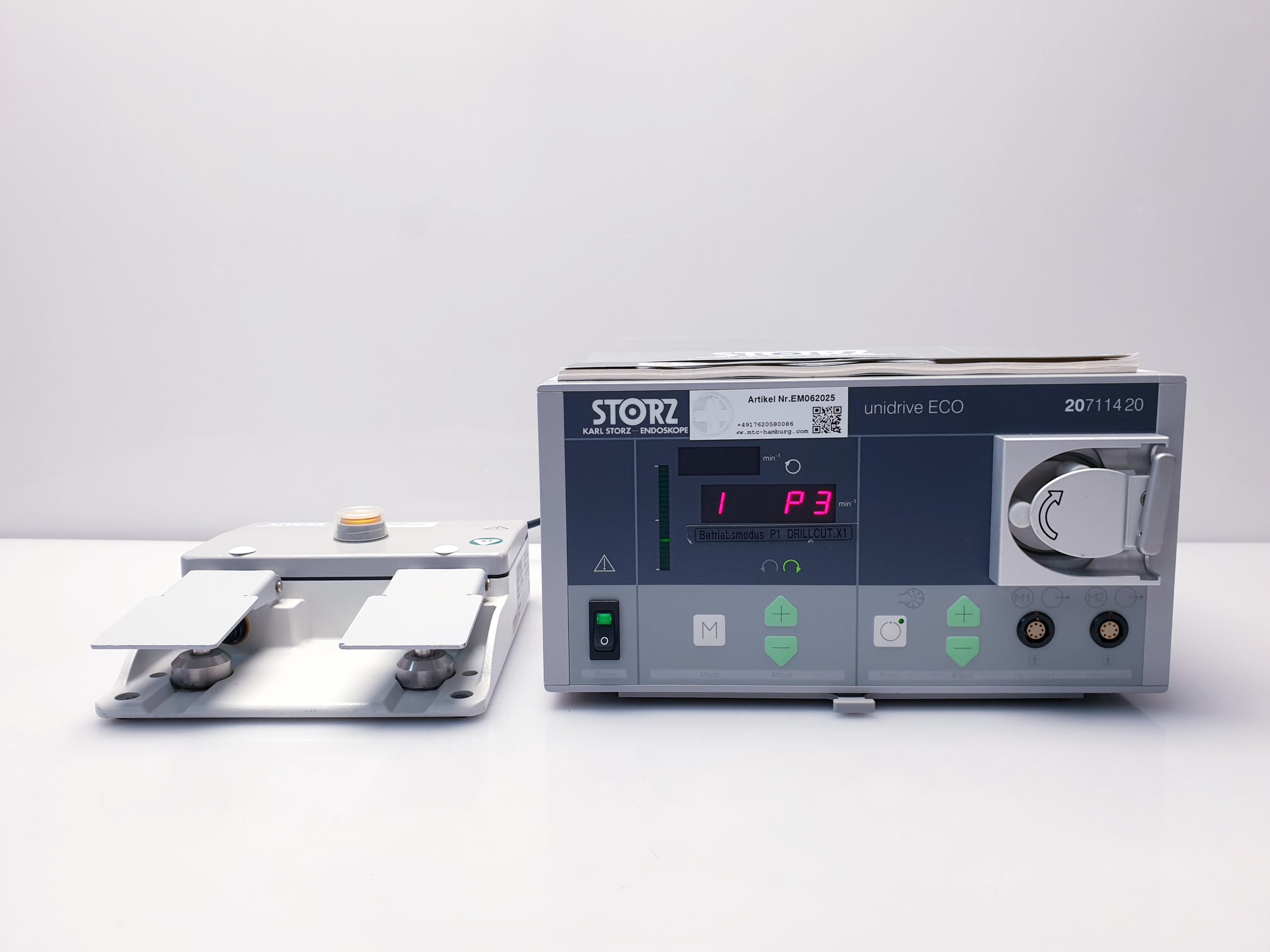 Karl Storz unidrive eco 20711420 – 207114 20 + Fußpedal — image 1 of 11