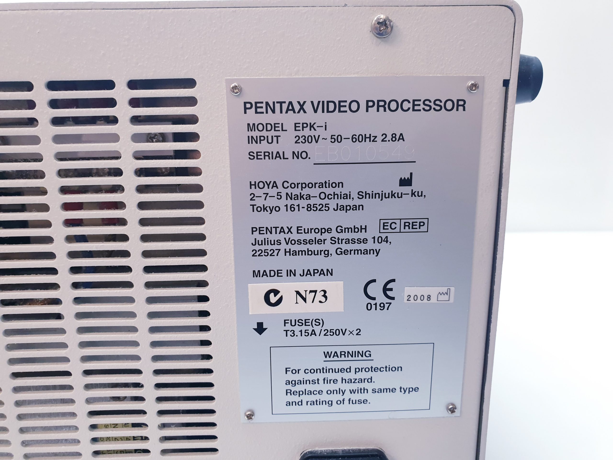 Pentax EPK-i EPKI Videoprozessor thumbnail 14