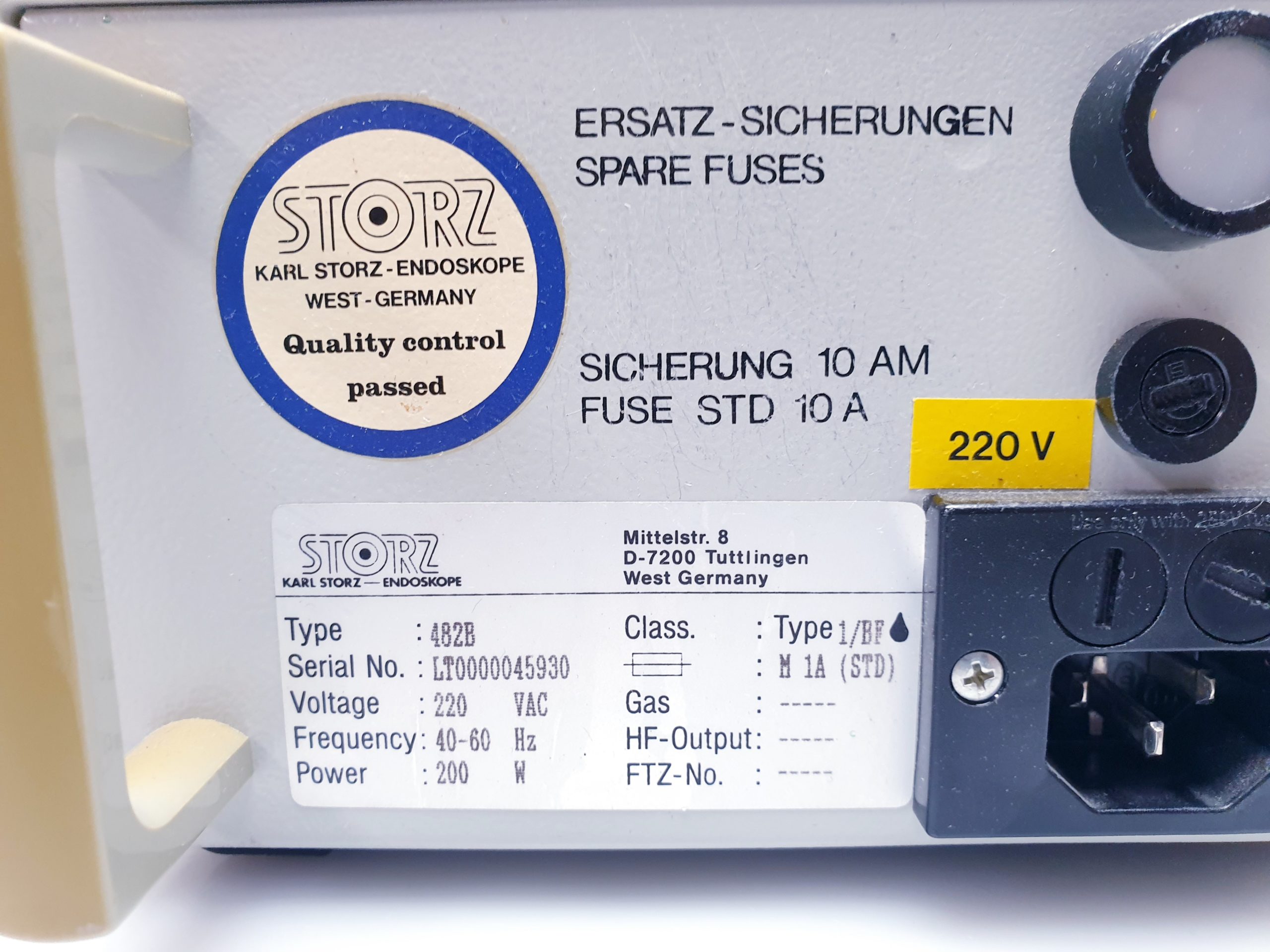 Karl Storz 482 Lichtquelle thumbnail 7