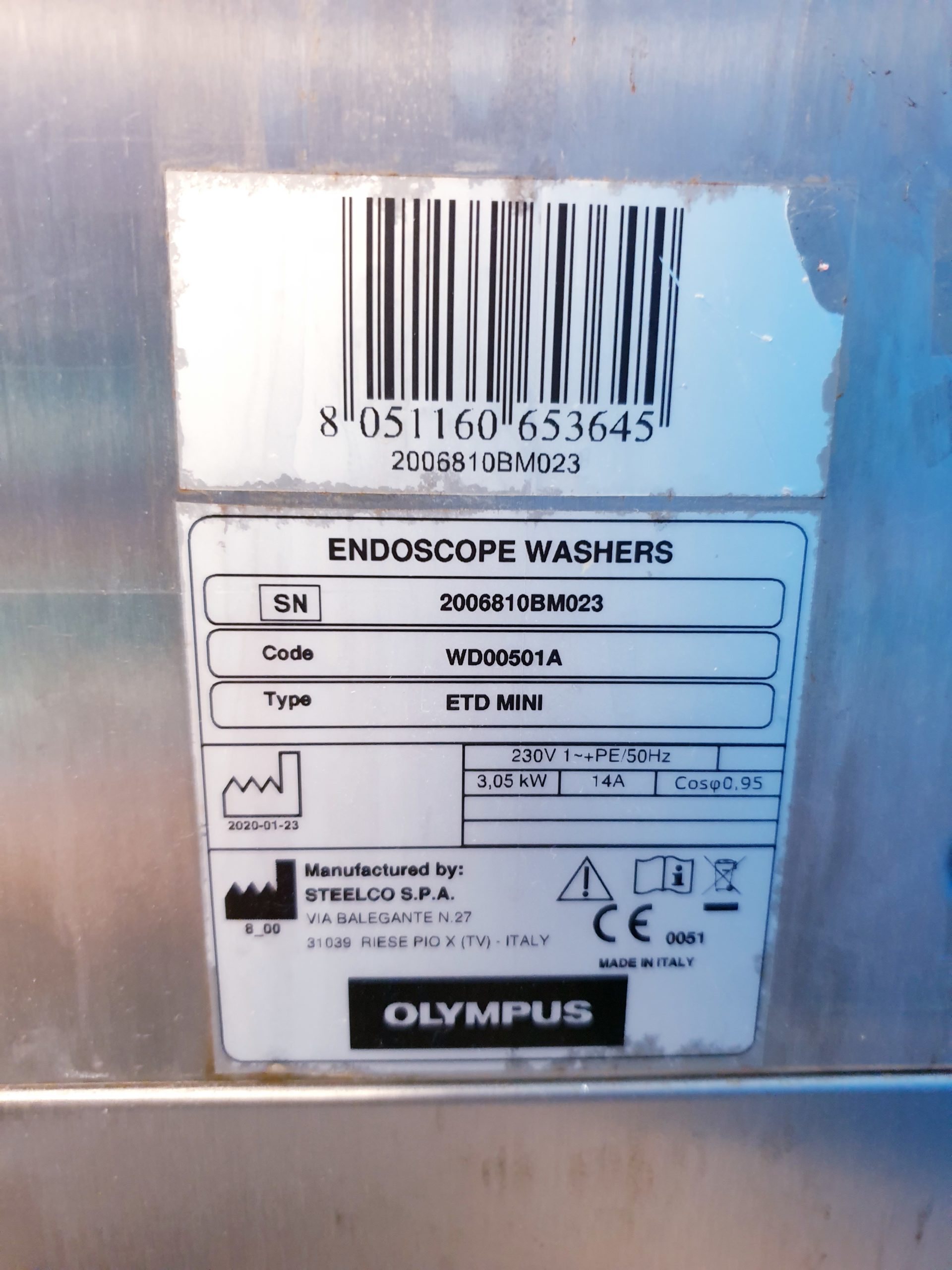 Olympus ETD MII Endoskopie Waschmaschine – DEFEKT thumbnail 11