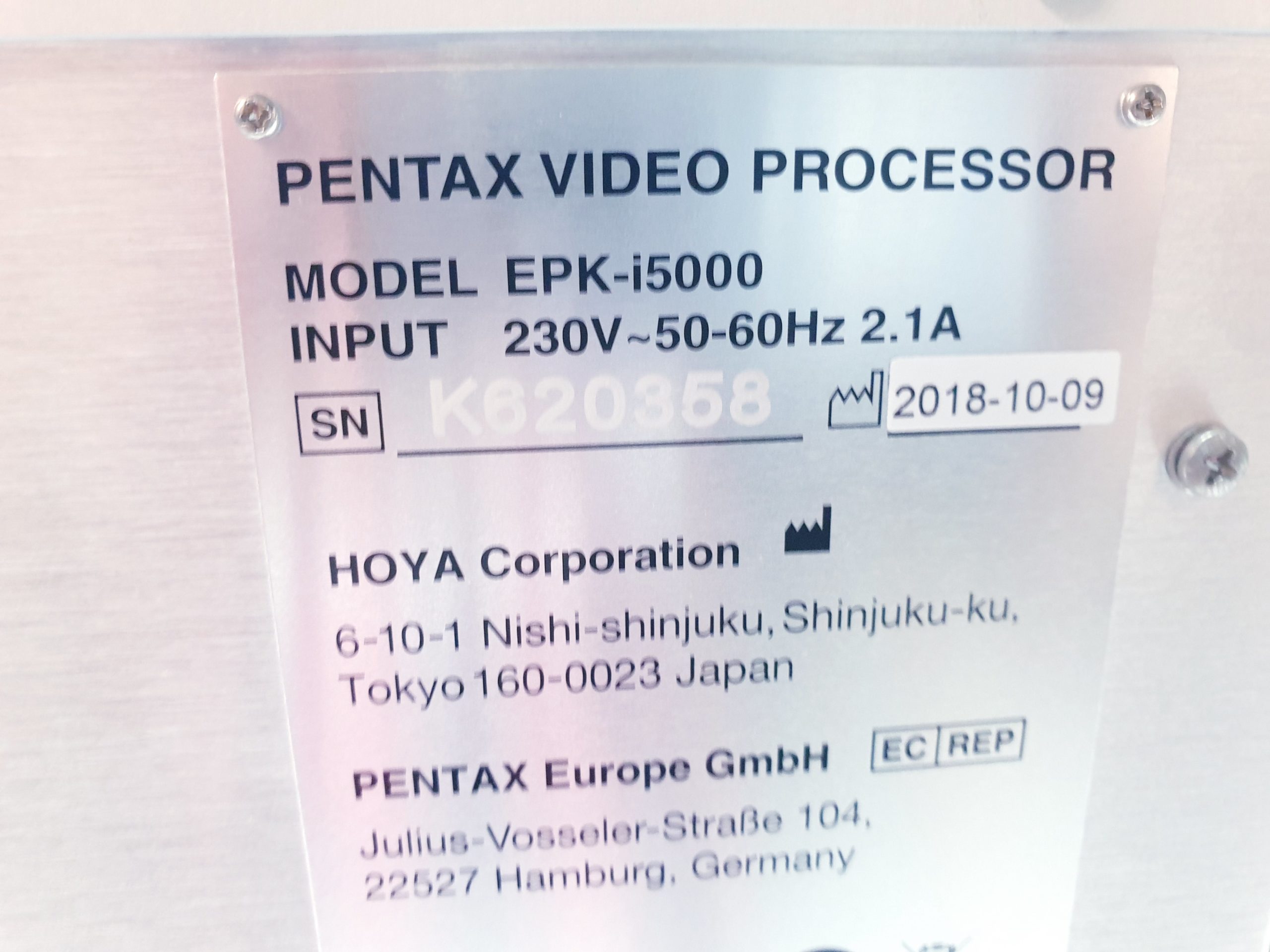 Pentax EPK-i5000 HD+ Videoprozessor Lichtquelle thumbnail 10