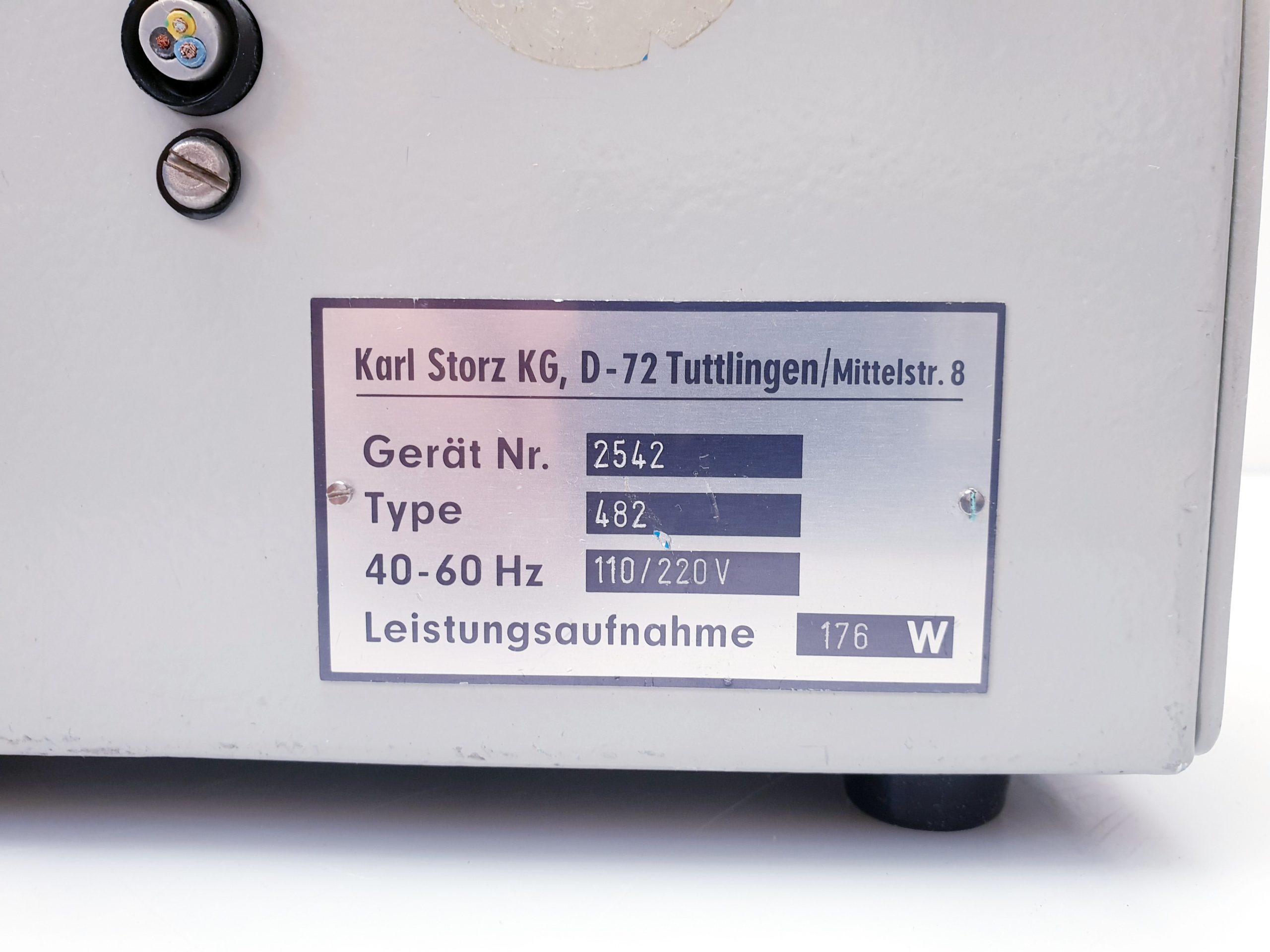 Karl STORZ Kaltlicht Lichtquelle Fontäne Kaltlichtbrunnen 482 Endoskop ungeprüft thumbnail 7