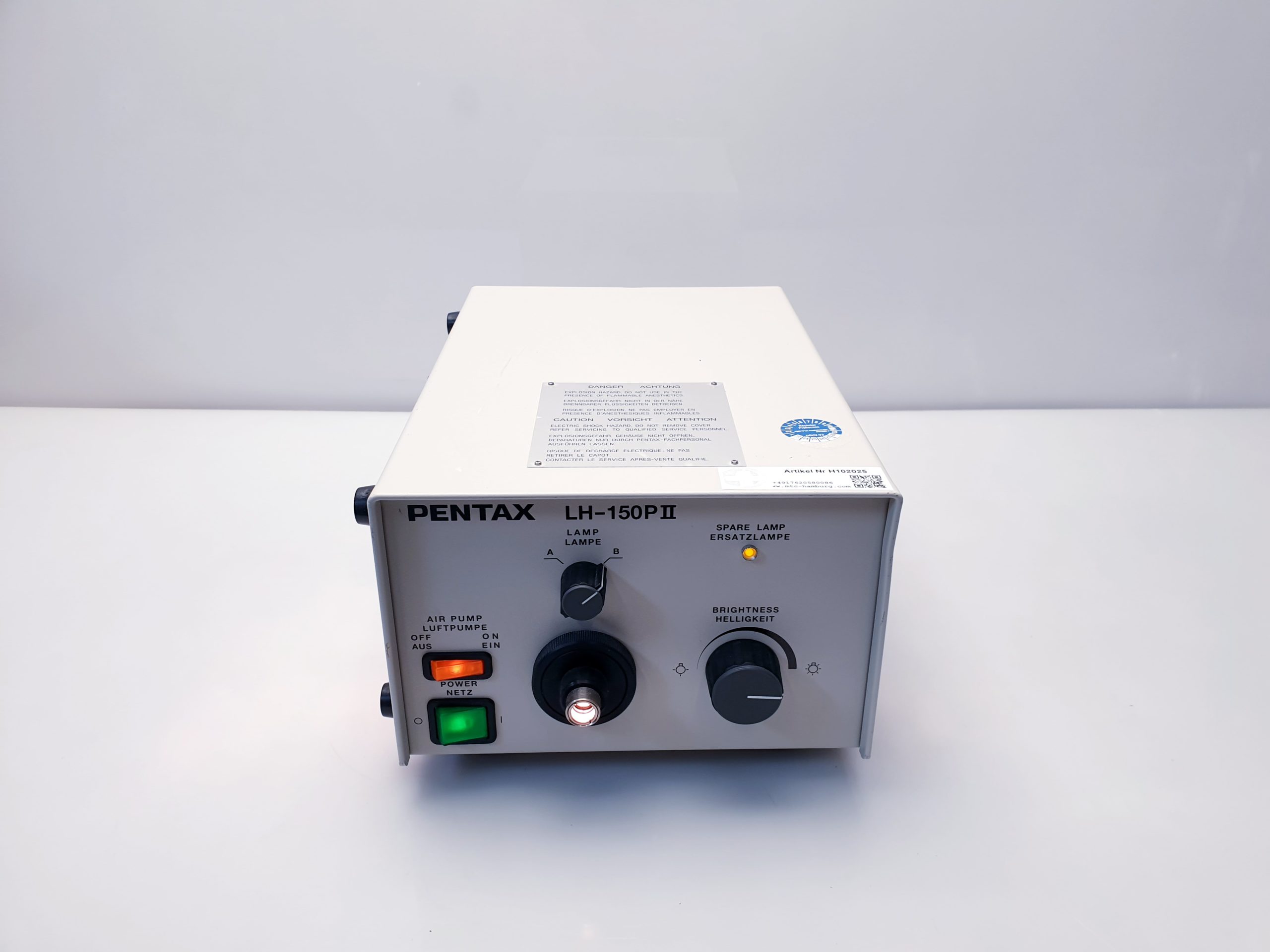 Pentax LH-150 P II Kaltlichtquelle mit Pumpe thumbnail 4