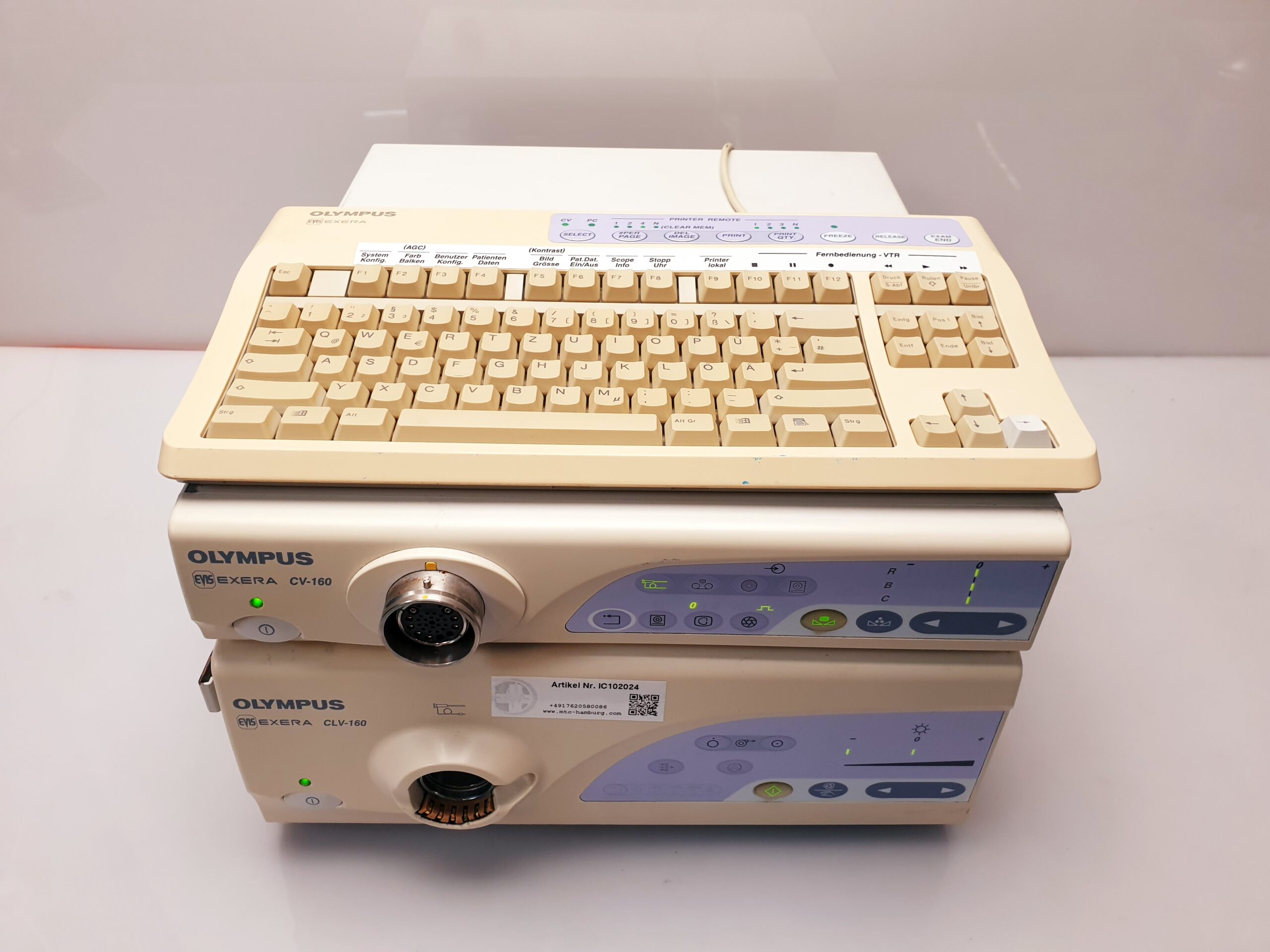 Olympus CV-160 + CLV-160 Video Endoscopy System — image 1 of 10