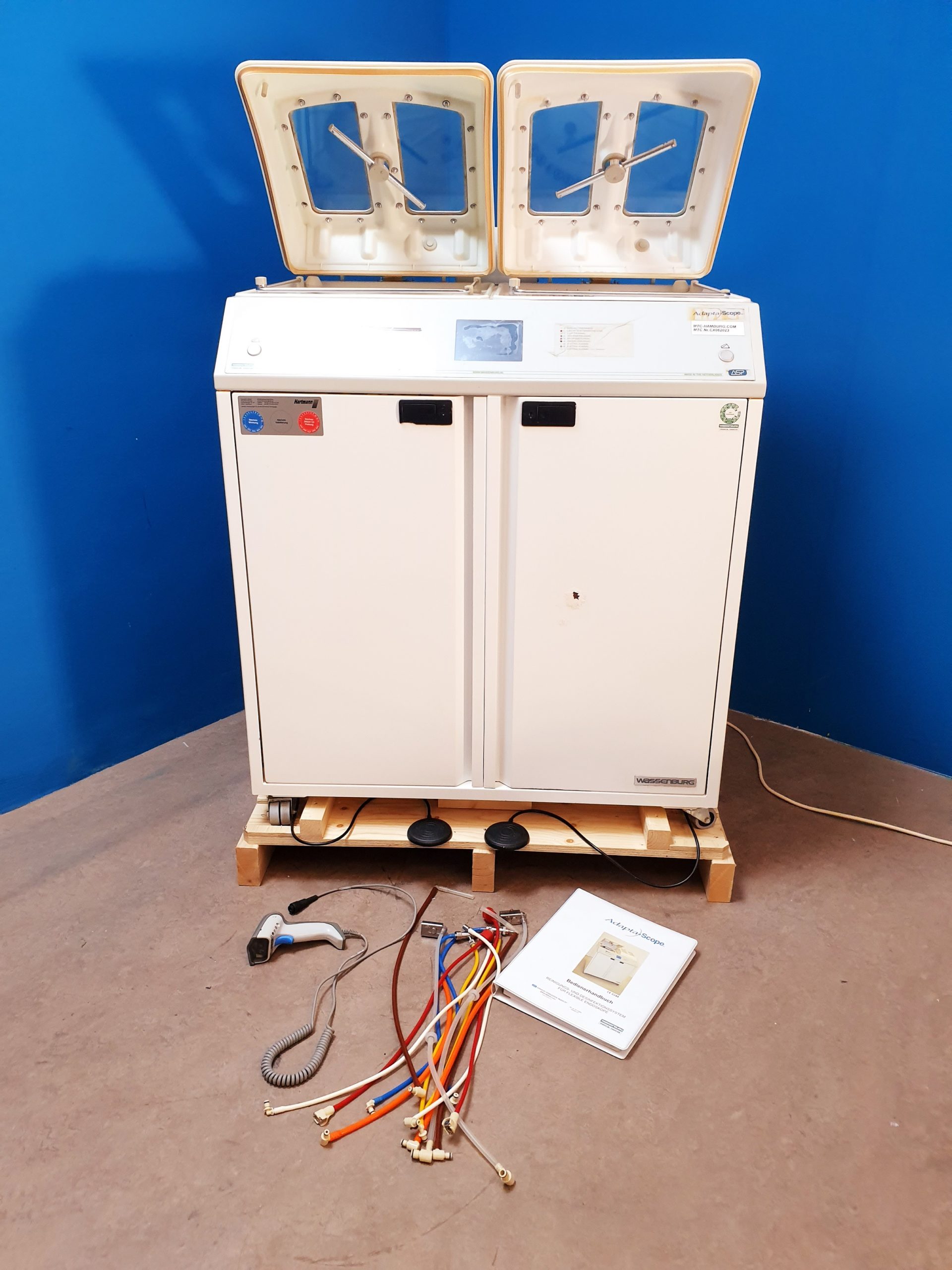 WASSENBURG ADAPTASCOPE WD440 SCOPE WASHER – Reinigungs- und Desinfektionssystem für flexible Endoskope — image 1 of 10