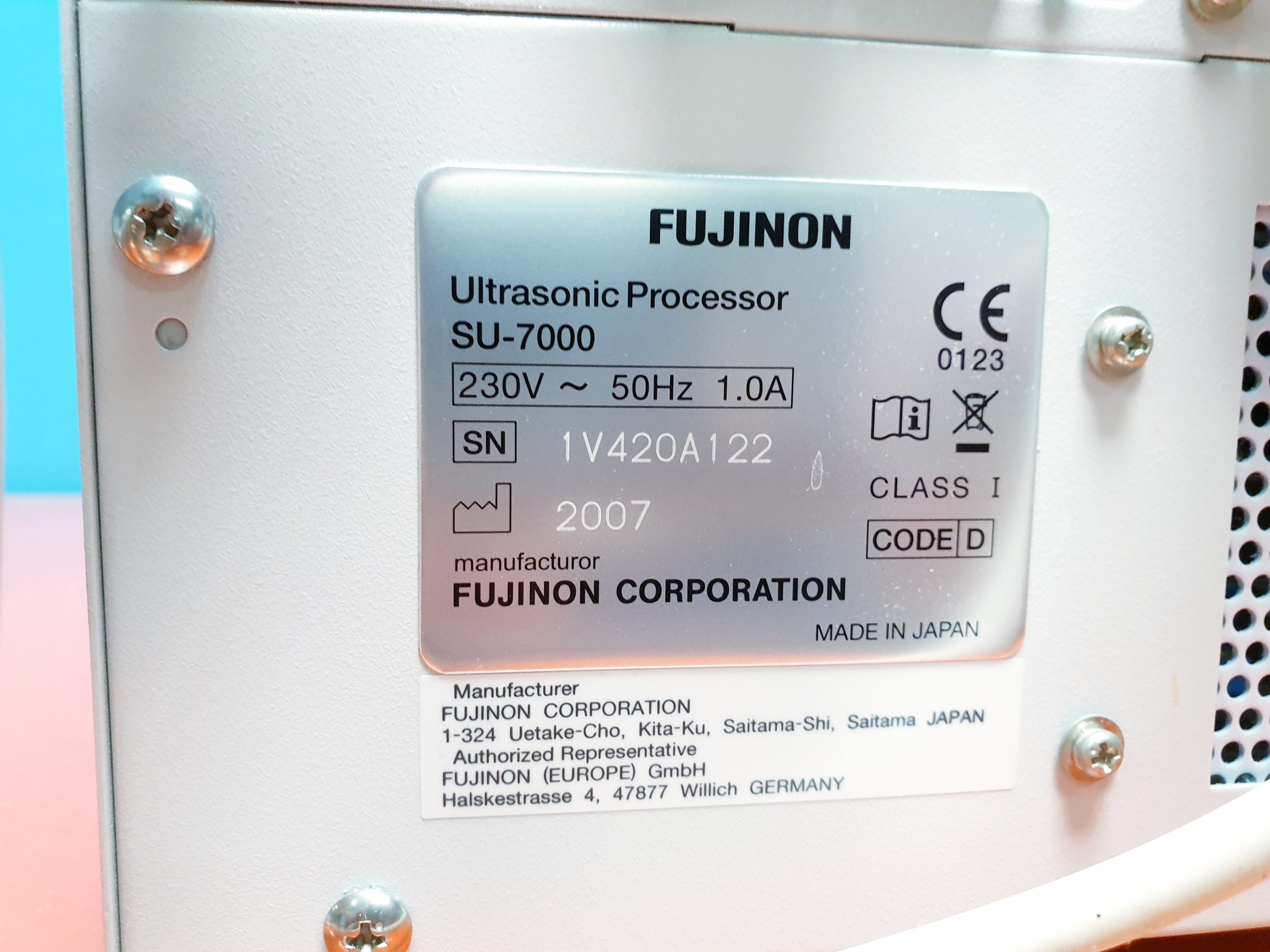 Fujinon SU-7000 System 7000 Ultrasound Endoscopy Processor CP-7000 Tastatur thumbnail 4