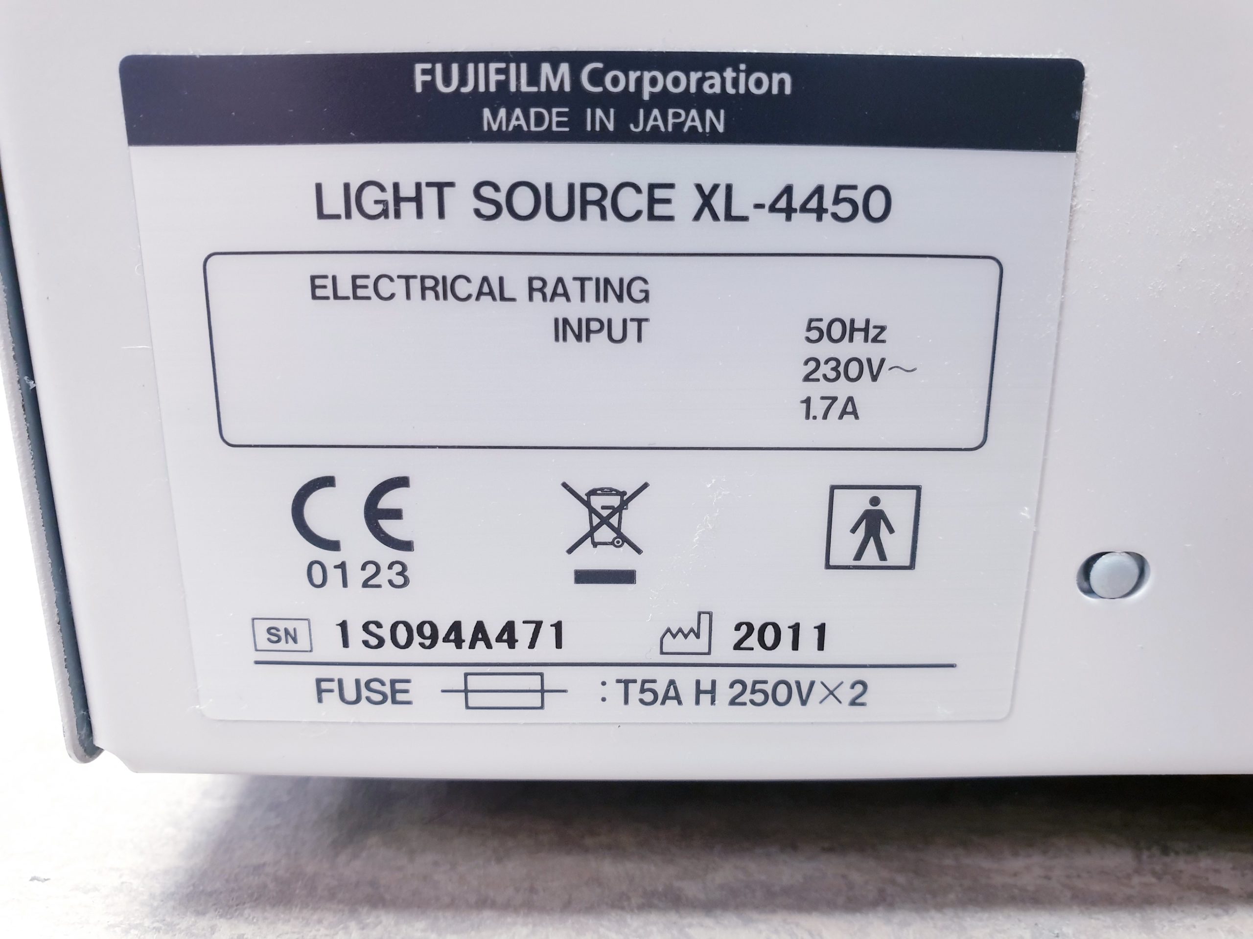 Fuji Fuifilm XL-4450 Light Source Electronic Video Endoscopy System thumbnail 9