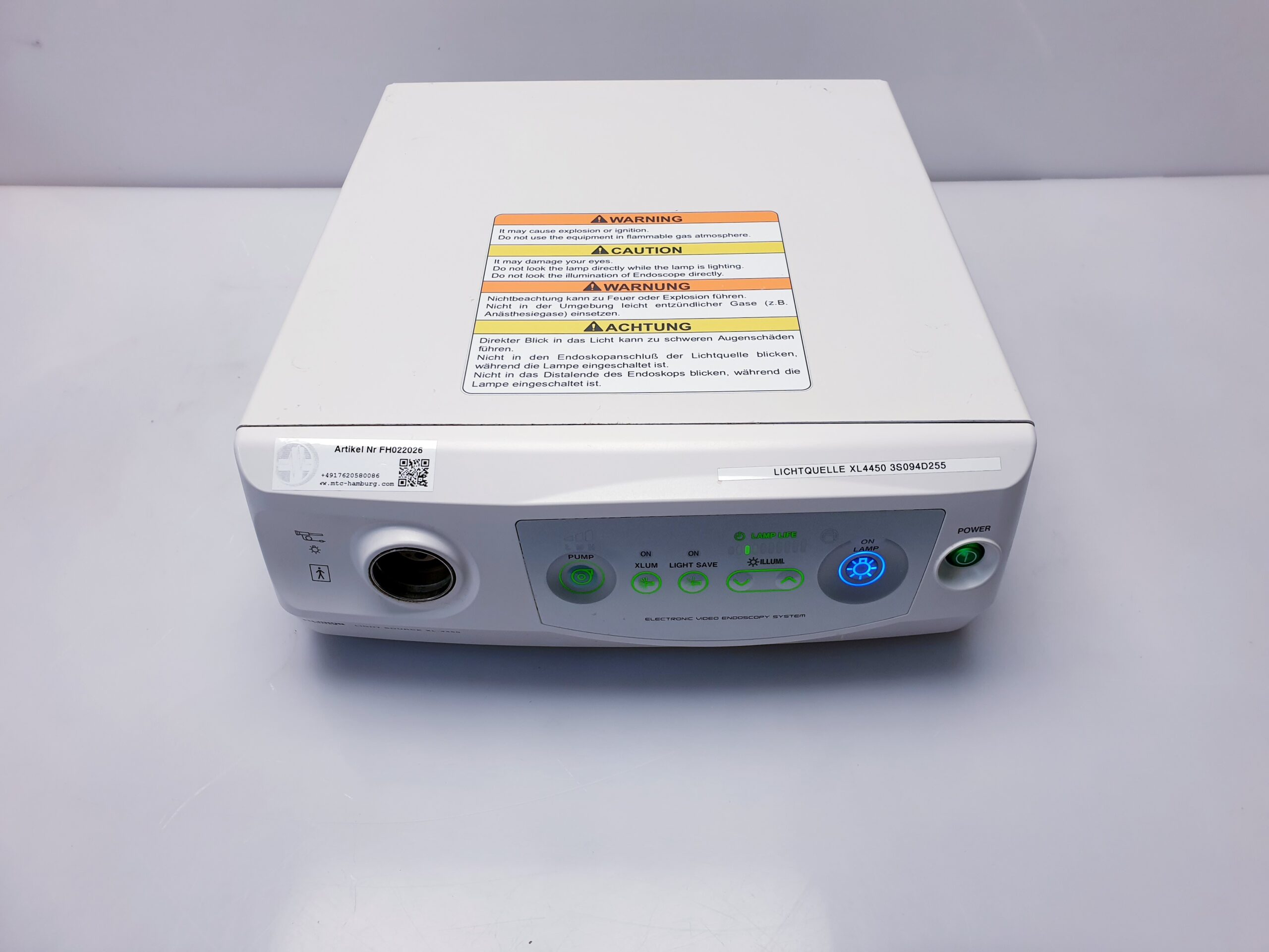 Fuji Fuifilm XL-4450 Light Source Electronic Video Endoscopy System thumbnail 11