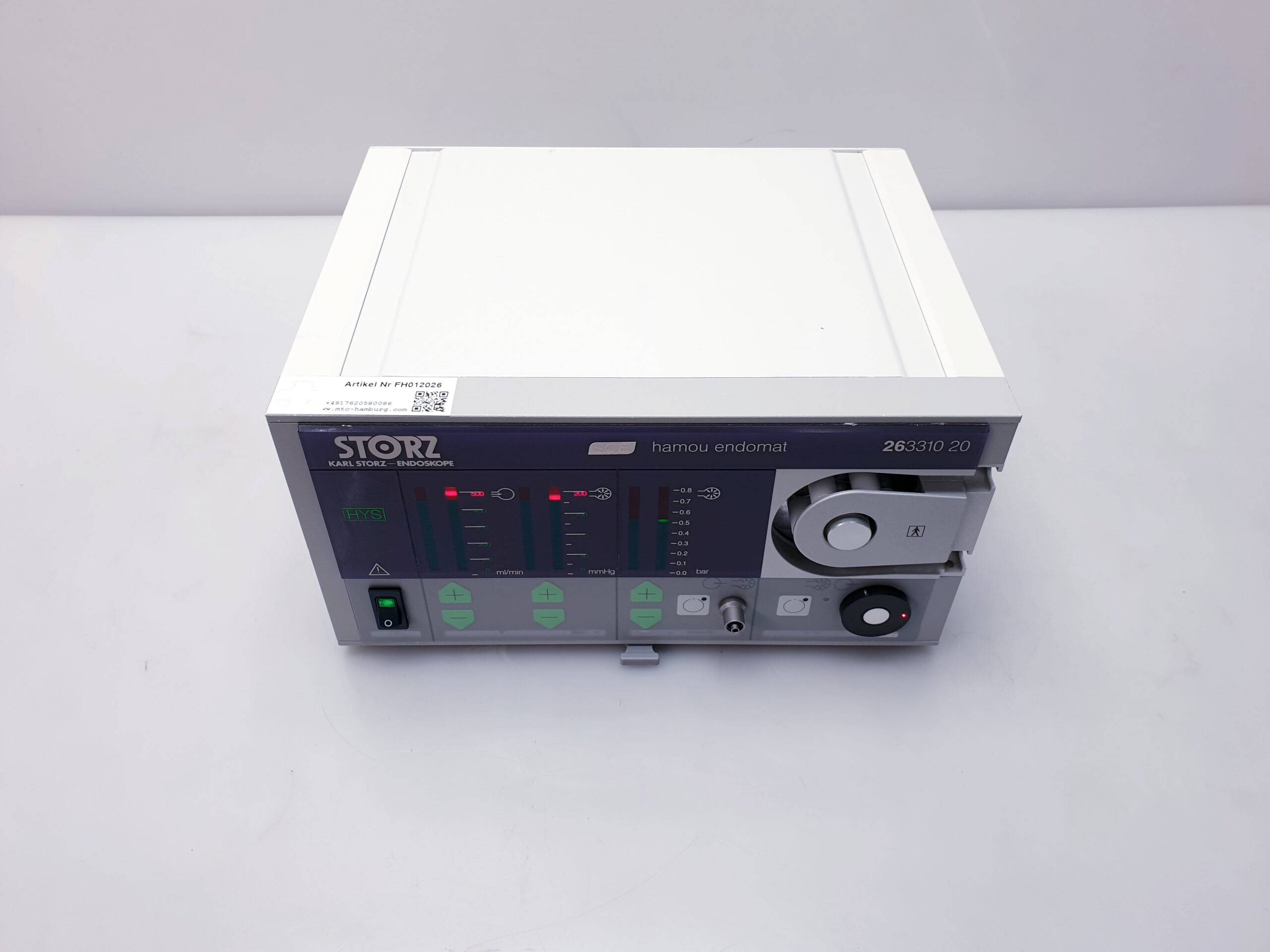 Storz 263310 20 – 26331020 Insufflator Hamou Endomat thumbnail 10