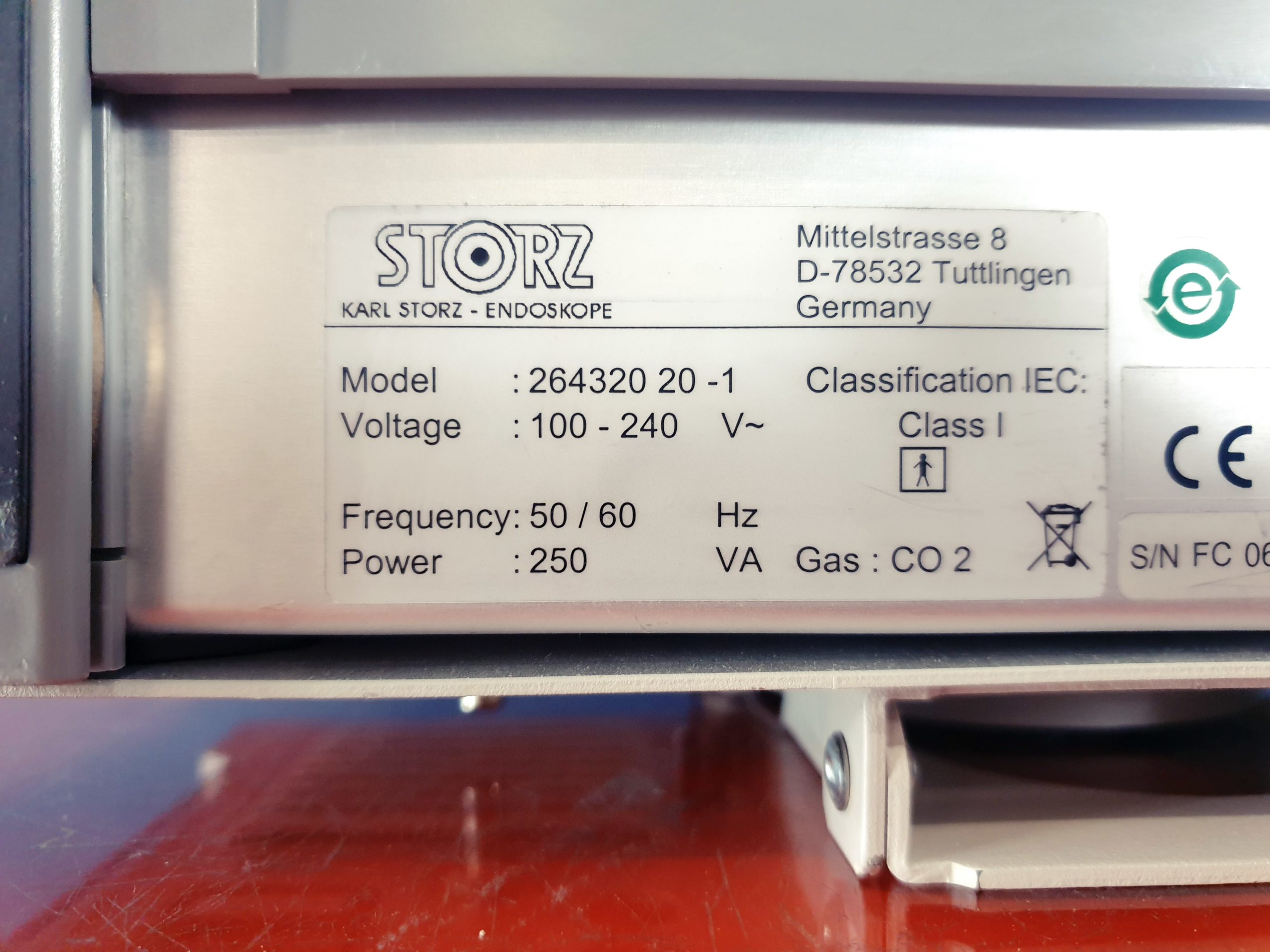 Storz 264320 20 // 26432020 Thermoflator SCB Insufflator thumbnail 8