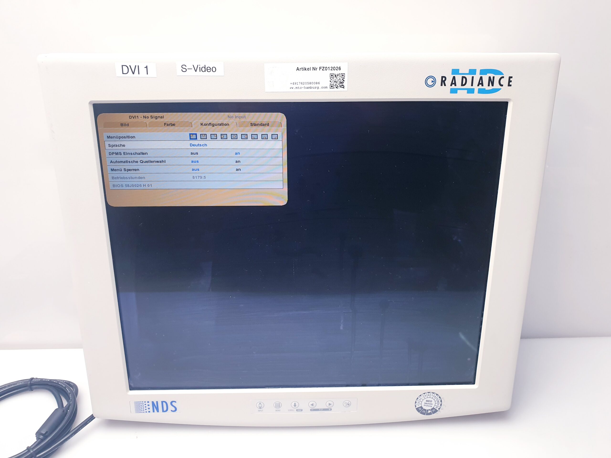 NDS SC-SX19-A1511 NDS Medical Display Monitor thumbnail 23