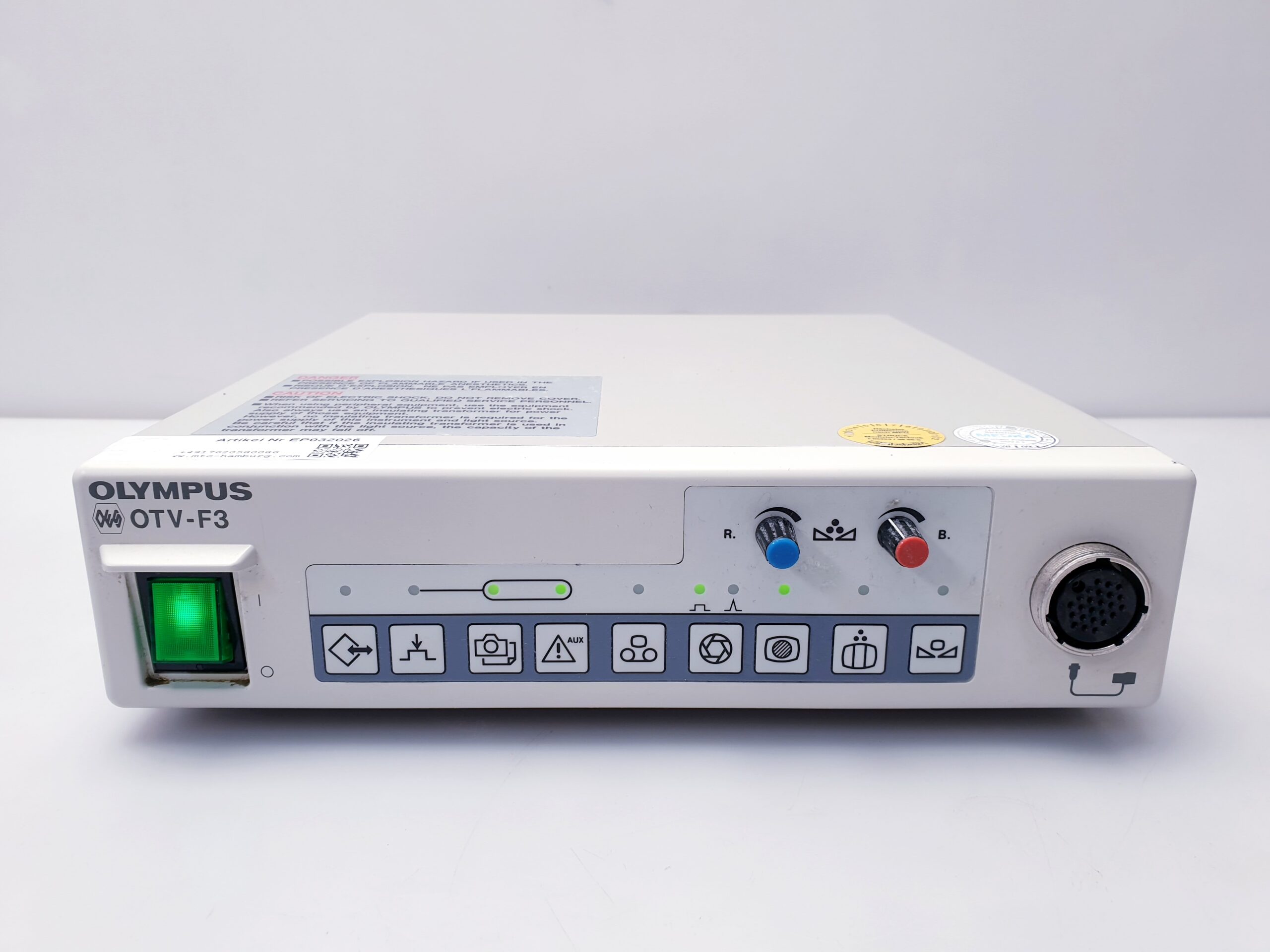 OLYMPUS OTV-F3 OTVF3 OTV F3 Color Video Camera Controller mit KameraKopf thumbnail 11
