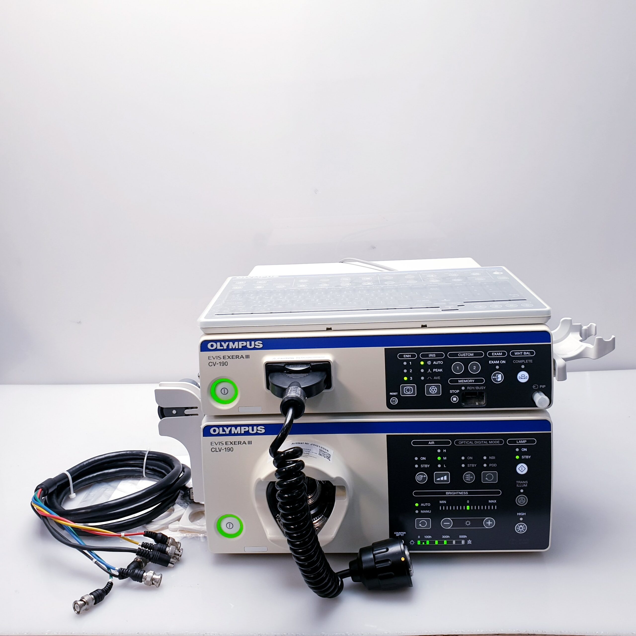 Olympus EVIS EXERA III CV-190 CLV-190 MAJ-430 System — image 1 of 38
