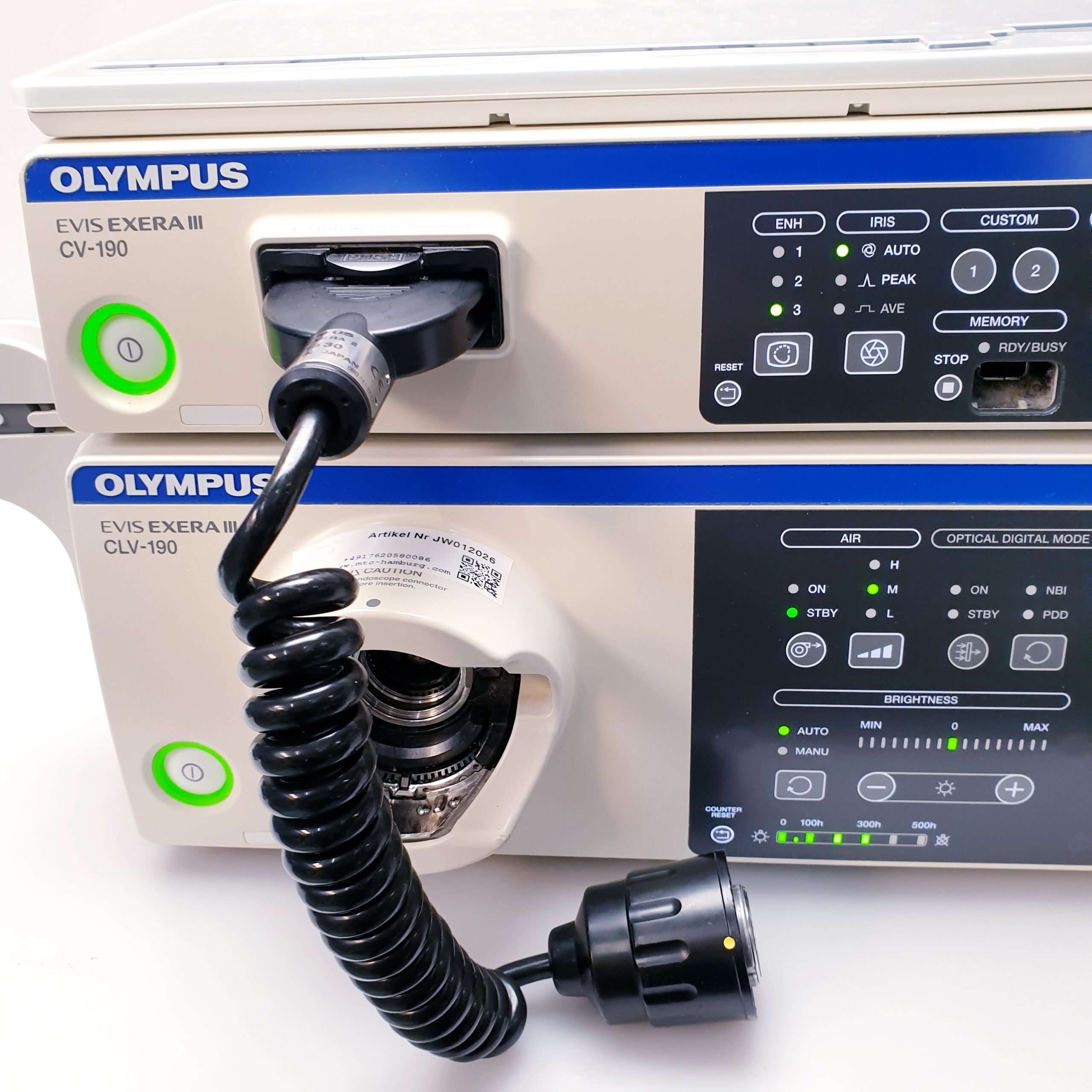 Olympus EVIS EXERA III CV-190 CLV-190 MAJ-430 System thumbnail 4